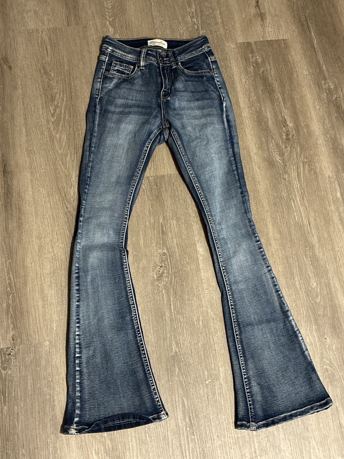 Other Bamboo Jeans Low-Rise Flared Bellbottom Size 24" / US 00 / IT 34 - 3 Thumbnail