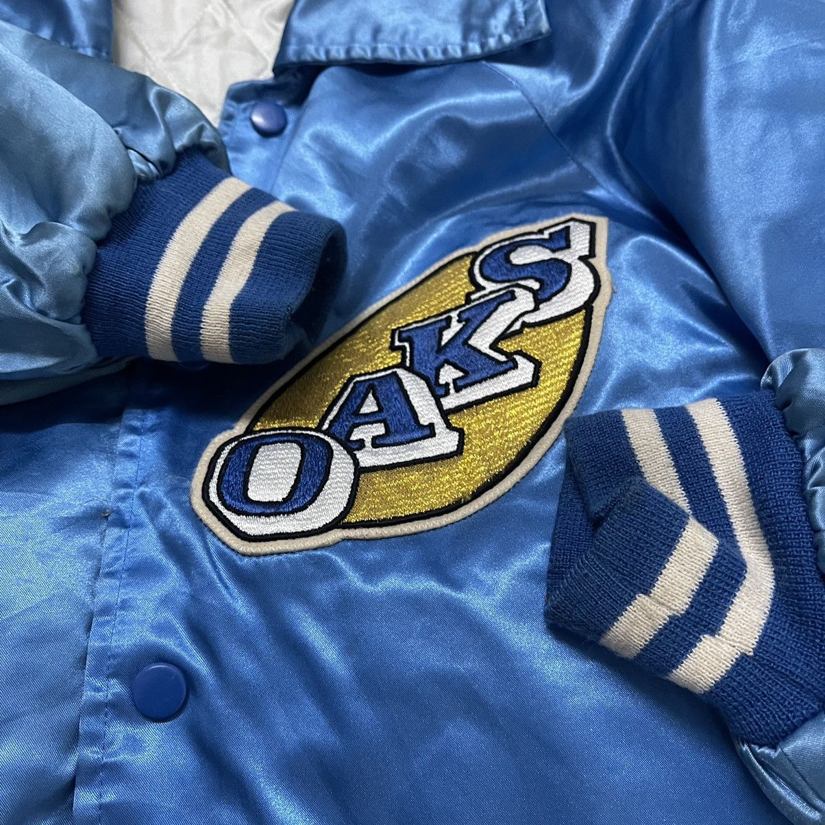 MLB Vintage Oaks Bomber Jacket Baseball Size US XL / EU 56 / 4 - 6 Thumbnail