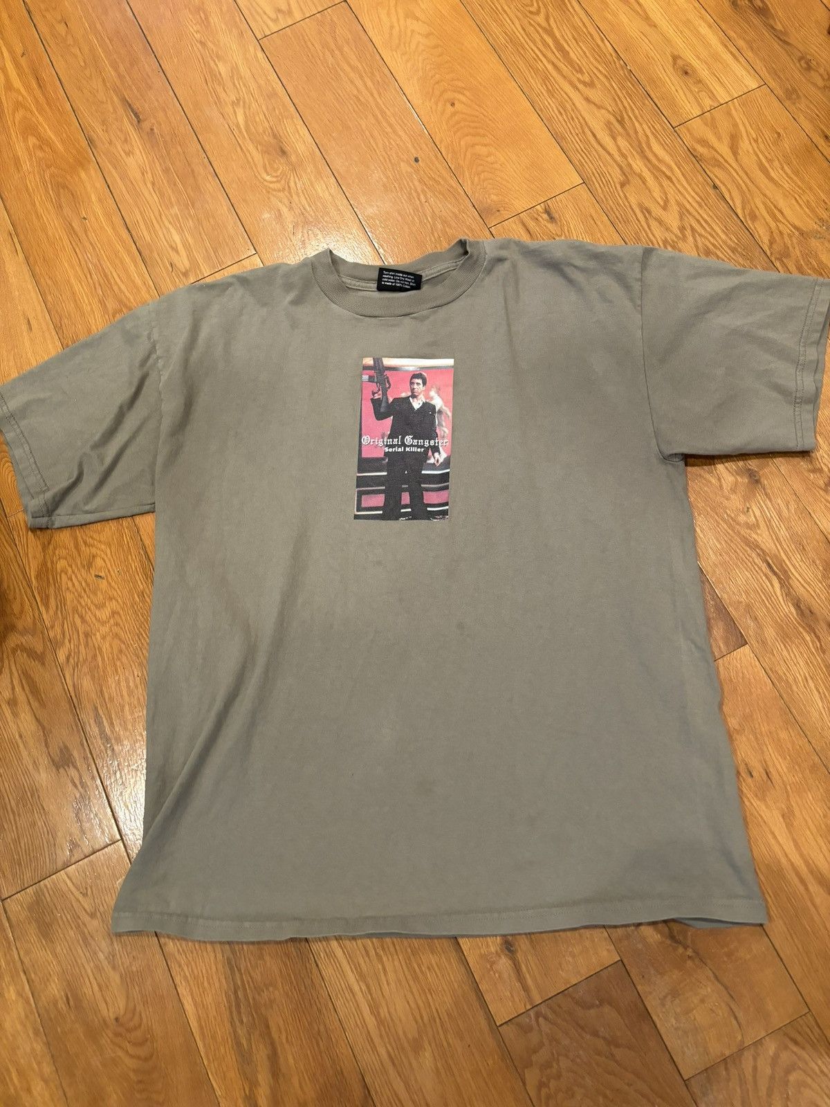 image of Hook Ups x Skategang Serial Killer X Scarface Tee in Green, Men's (Size XL)