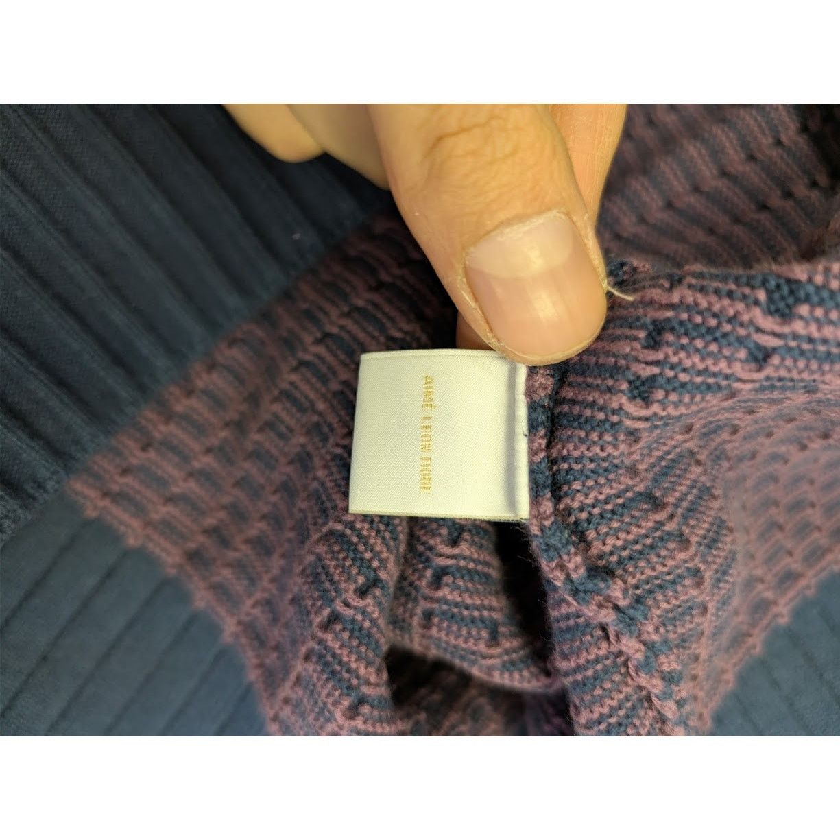 Aime Leon Dore o1rshd1 Long-Sleeve Polo Cardigan Moonlit in Ocean Size US XL / EU 56 / 4 - 16 Thumbnail