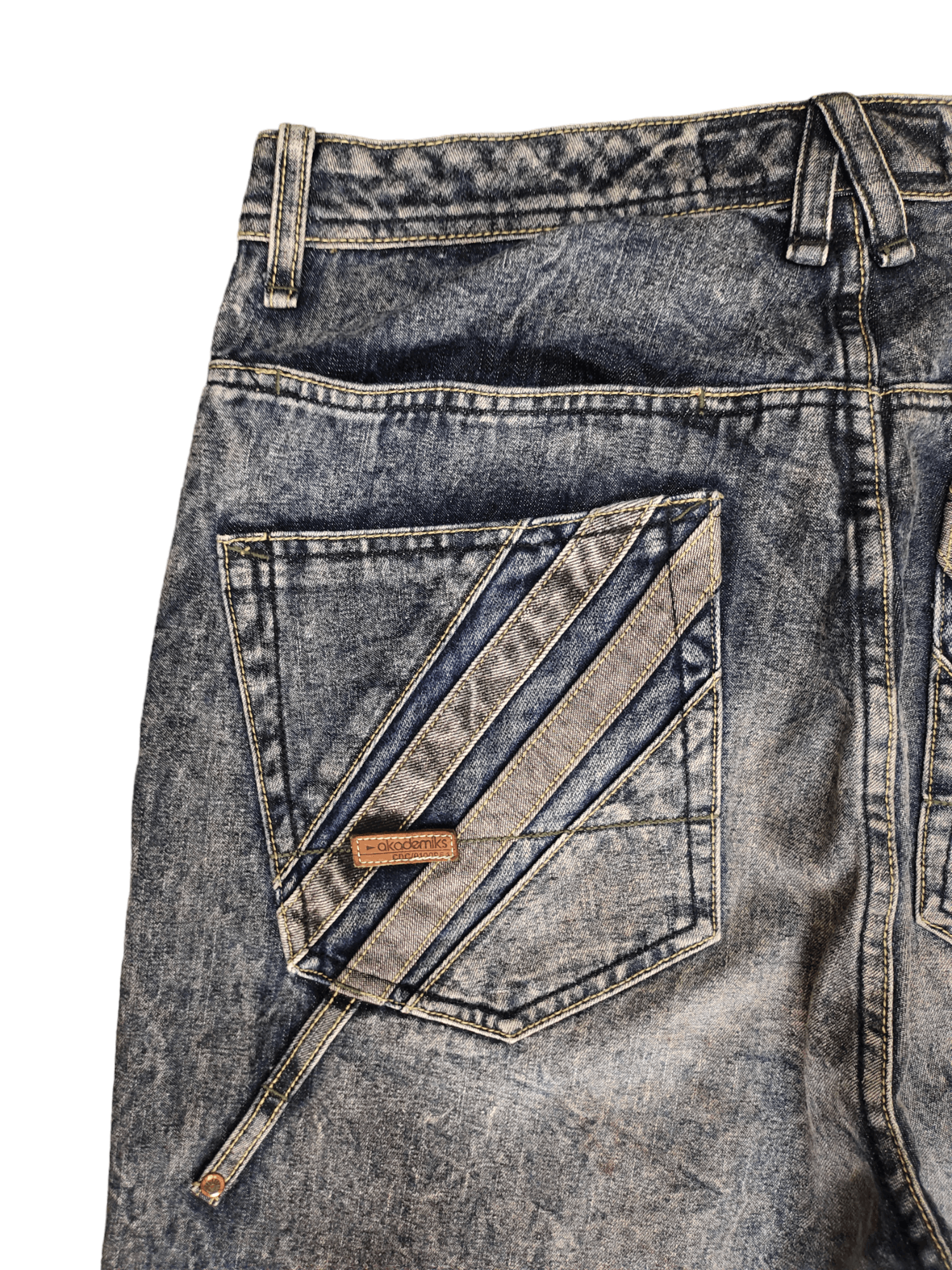Akademiks Baggy Jeans 90s Akademiks Wide Leg Denim Y2k Jnco Size US 32 / EU 48 - 4 Thumbnail