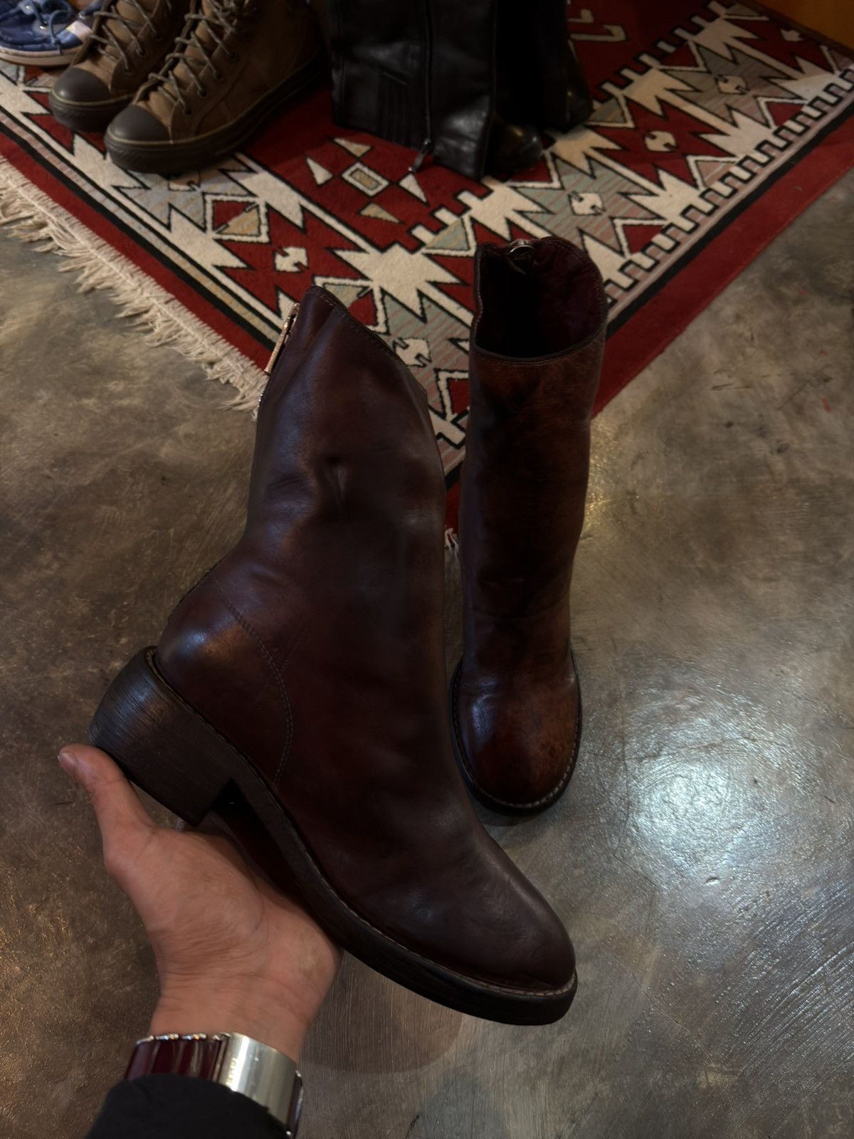Guidi Guidi 788z alternative horse leather back zip boots Size US 7 / IT 37 - 3 Thumbnail