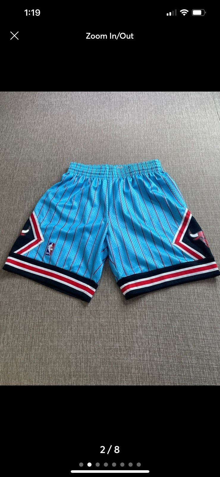 Mitchell & Ness Chicago Bulls Hardwood Classic Reload Swingman Shorts Size US 36 / EU 52 - 2 Thumbnail