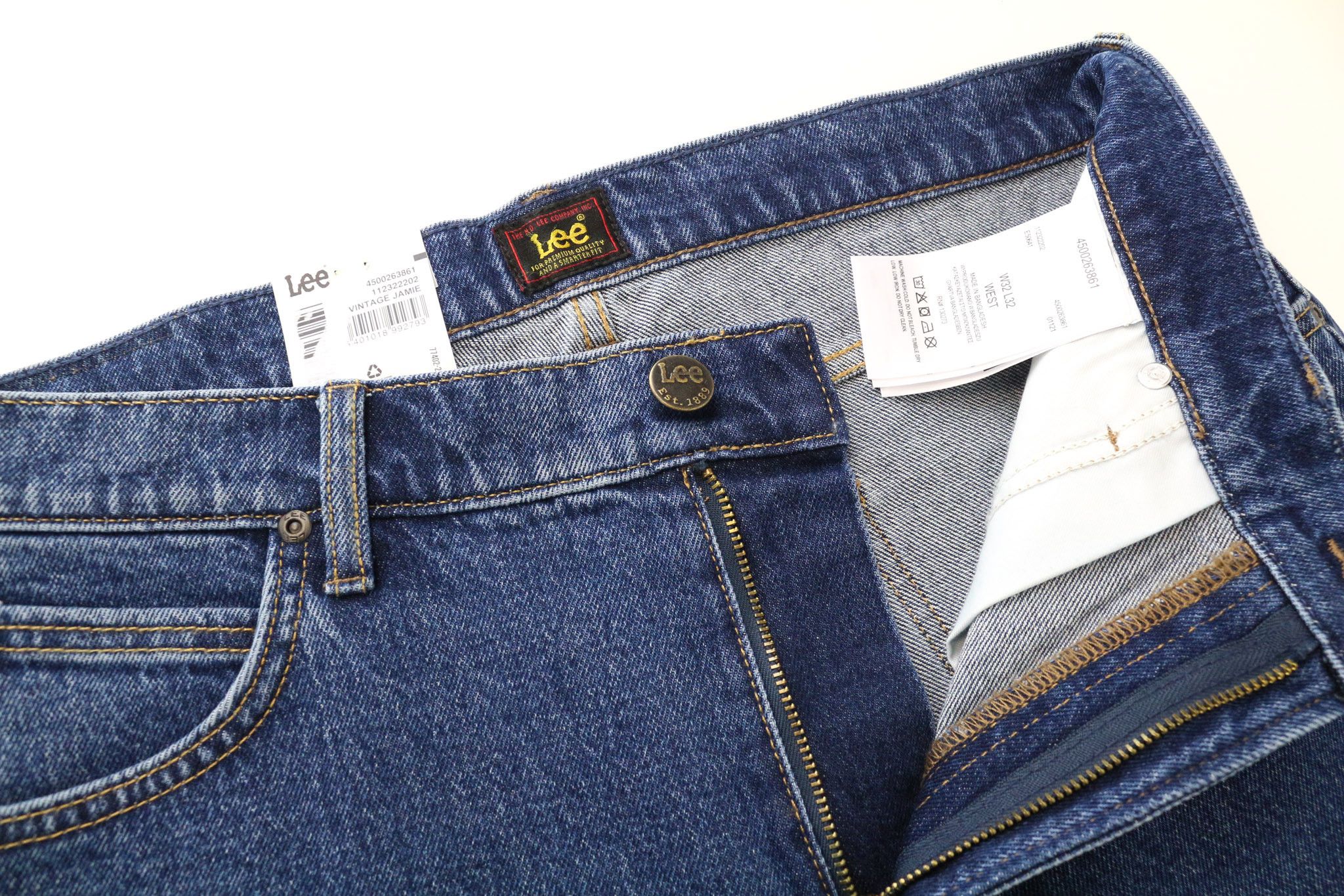 Lee WEST W32/L32 Blue Stretch Denim Jeans 74430 Size US 32 / EU 48 - 3 Thumbnail