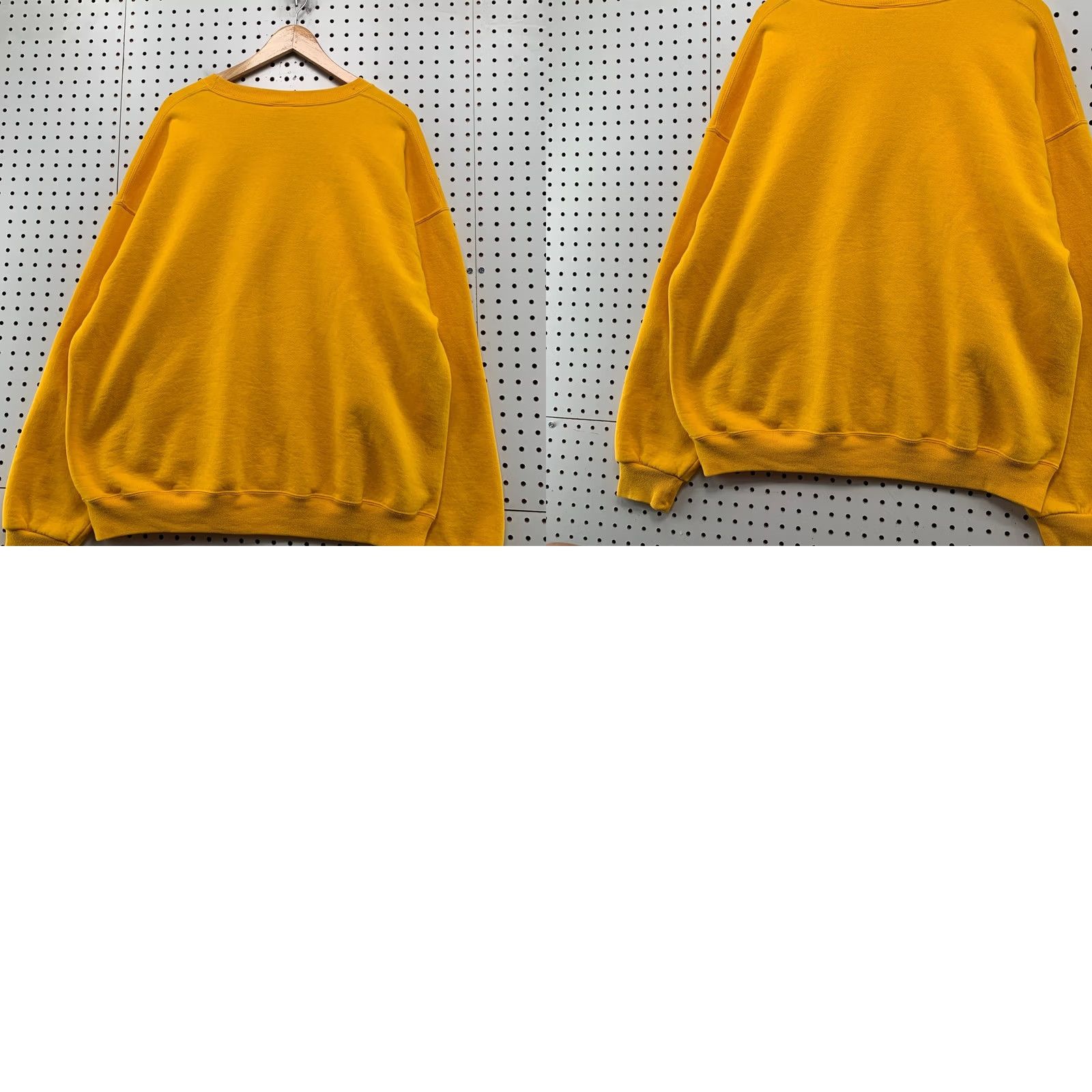 Russell Athletic VINTAGE Russell Athletic Sweatshirt Mens 2XL Yellow Crewneck USA 90s Fleece Cotton Sweatshirt Mens Size US XXL / EU 58 / 5 - 9 Thumbnail