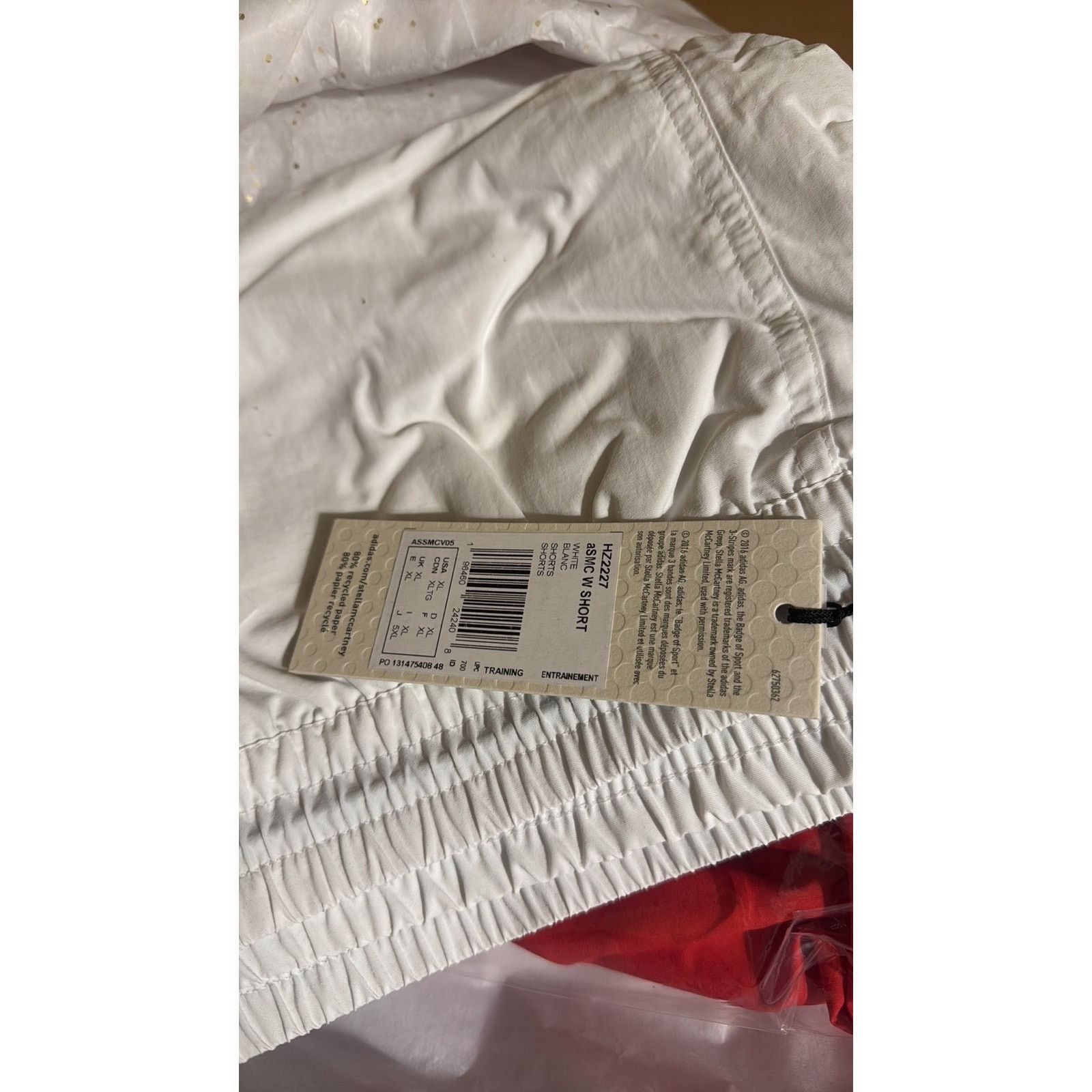 Adidas × Stella McCartney TrueCasuals printed shell shorts XL Size 34" / US 12 / IT 48 - 9 Thumbnail