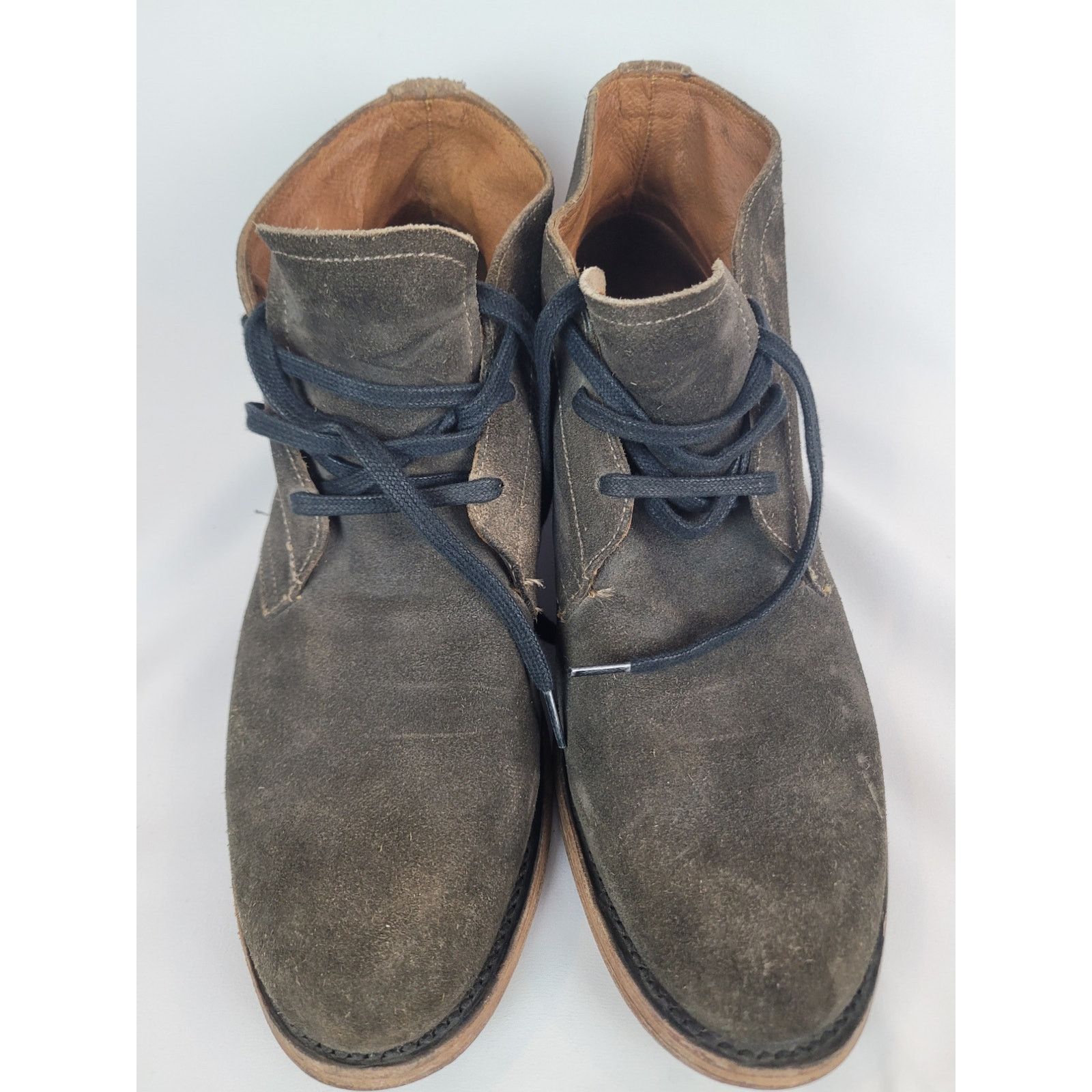 Frye Frye Mens Bowery Chukka Suede Lace Up Boot Otter Brown 8.5 D Size US 8.5 / EU 41-42 - 4 Thumbnail