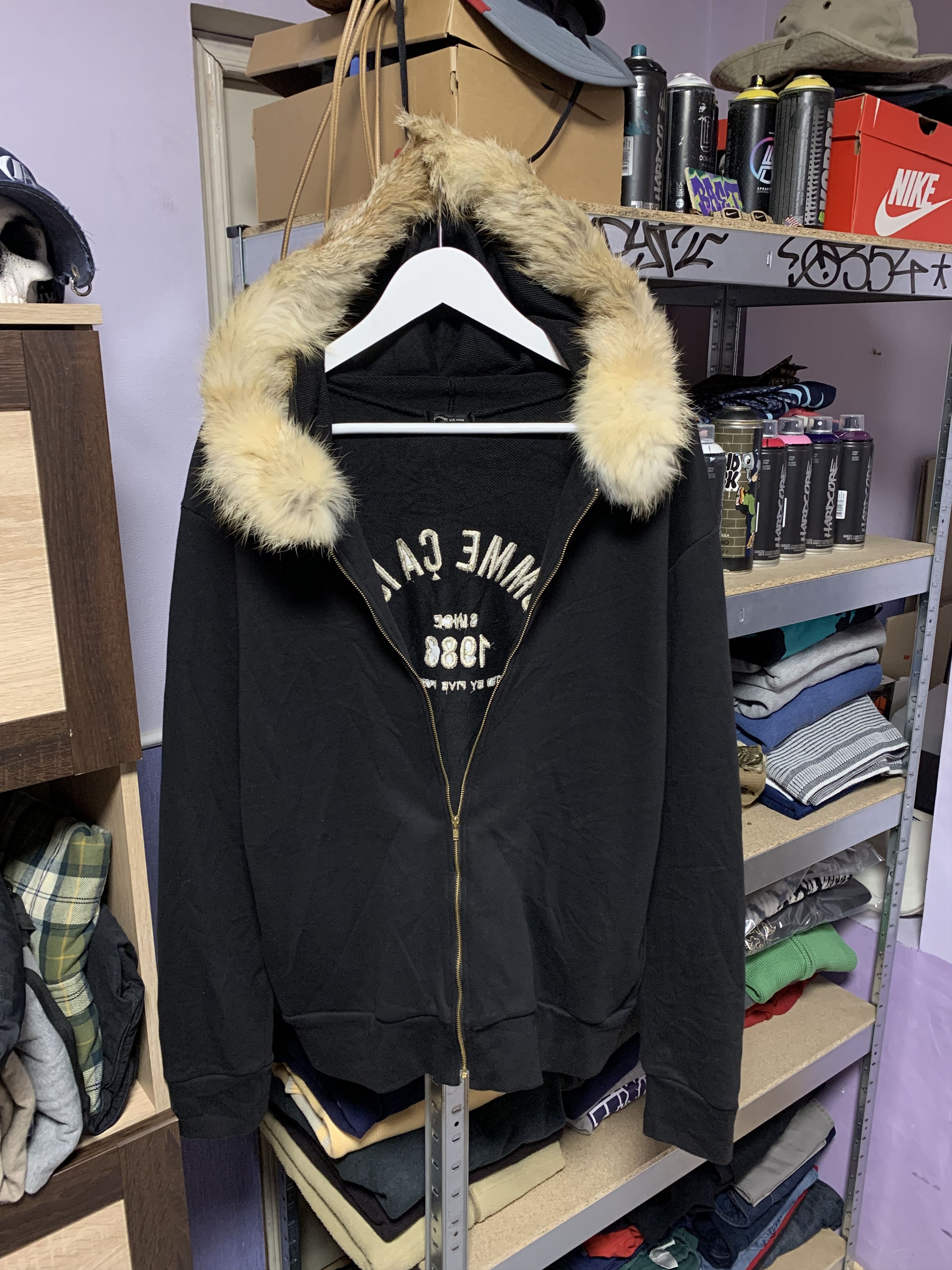Comme Ca Ism 💥SUPER BLACK💥 COMME ÇA ISM FUR ZIP HOODIE Size US M / EU 48-50 / 2 - 2 Thumbnail