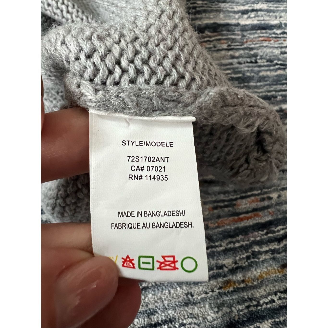 Anthropologie Anthropologie NWT Split Back Sweater Grey Sz L Size L / US 10 / IT 46 - 4 Thumbnail