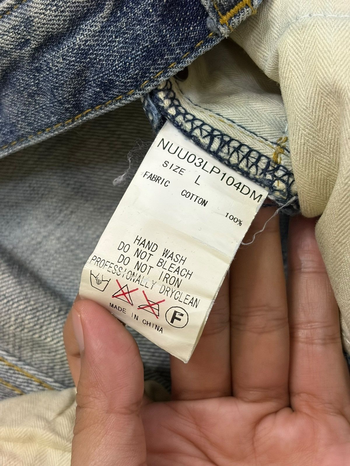 NANO universe Vintage Nano Universe Patchwork Distressed Jeans Size US 34 / EU 50 - 5 Thumbnail