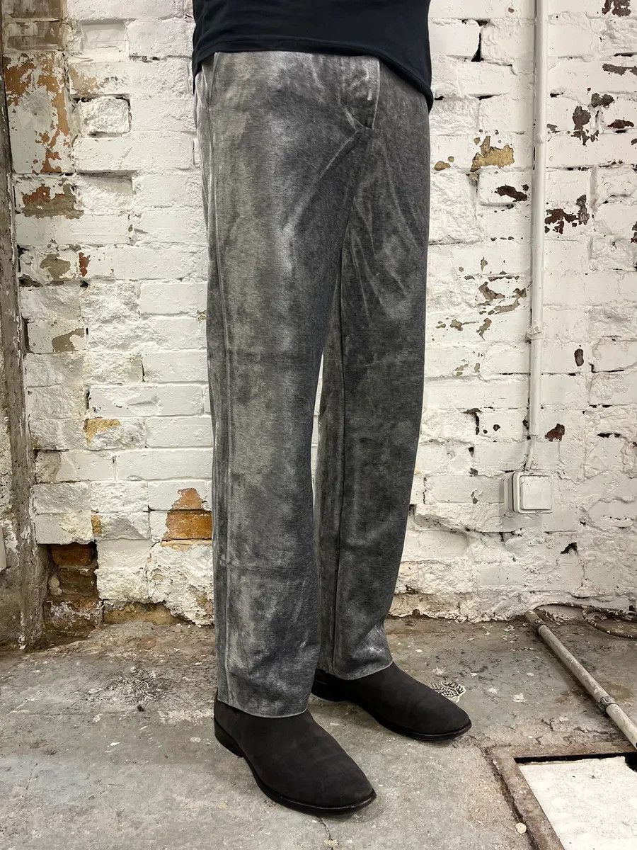 Giorgio Armani AW2018 Giorgio Armani Belted Wide Soft Grey Silver Pants Size US 30 / EU 46 - 3 Thumbnail