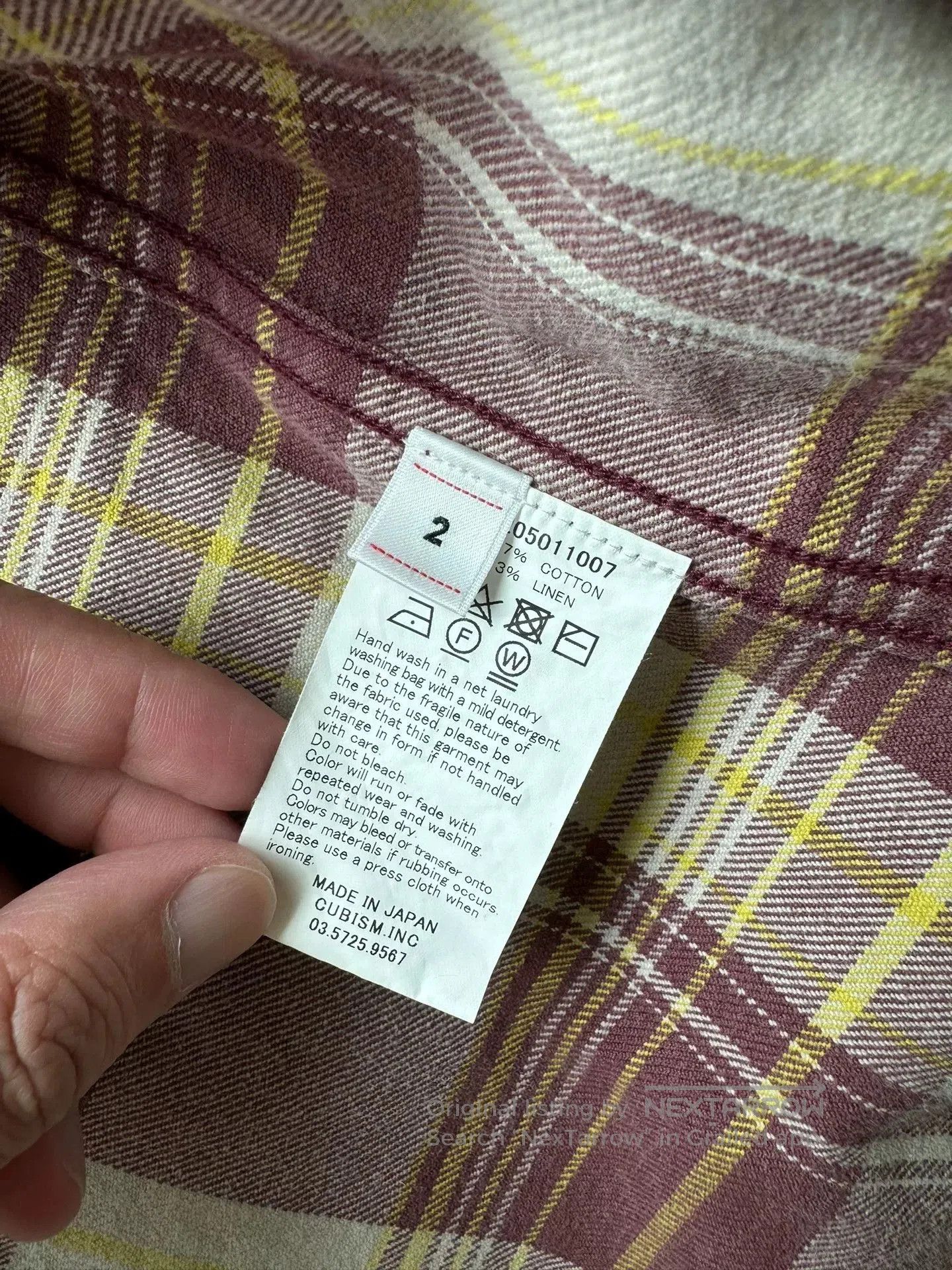 Visvim visvim lumber check long sleeve shirt. Size US S / EU 44-46 / 1 - 3 Thumbnail