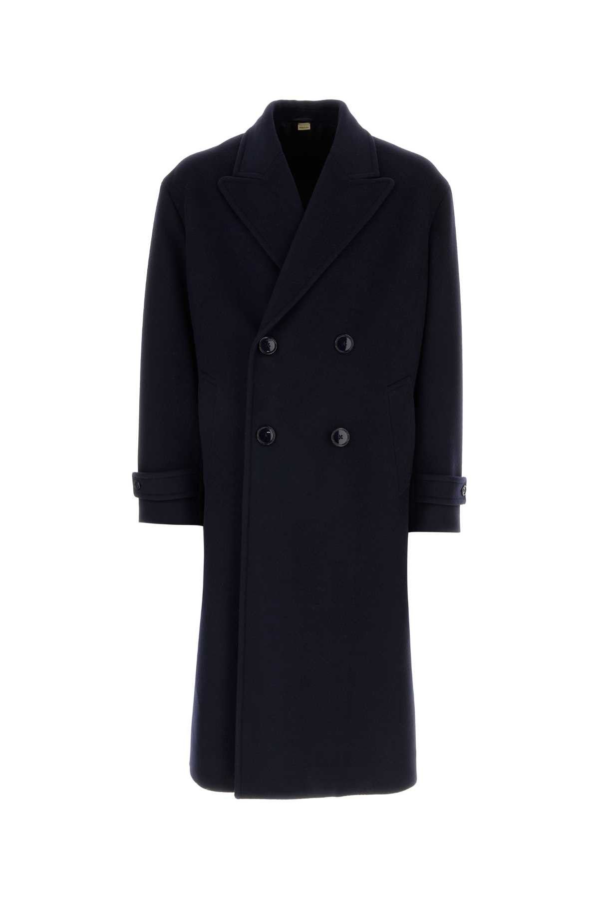 image of Gucci Midnight Blue Wool Coat, Men's (Size Medium)