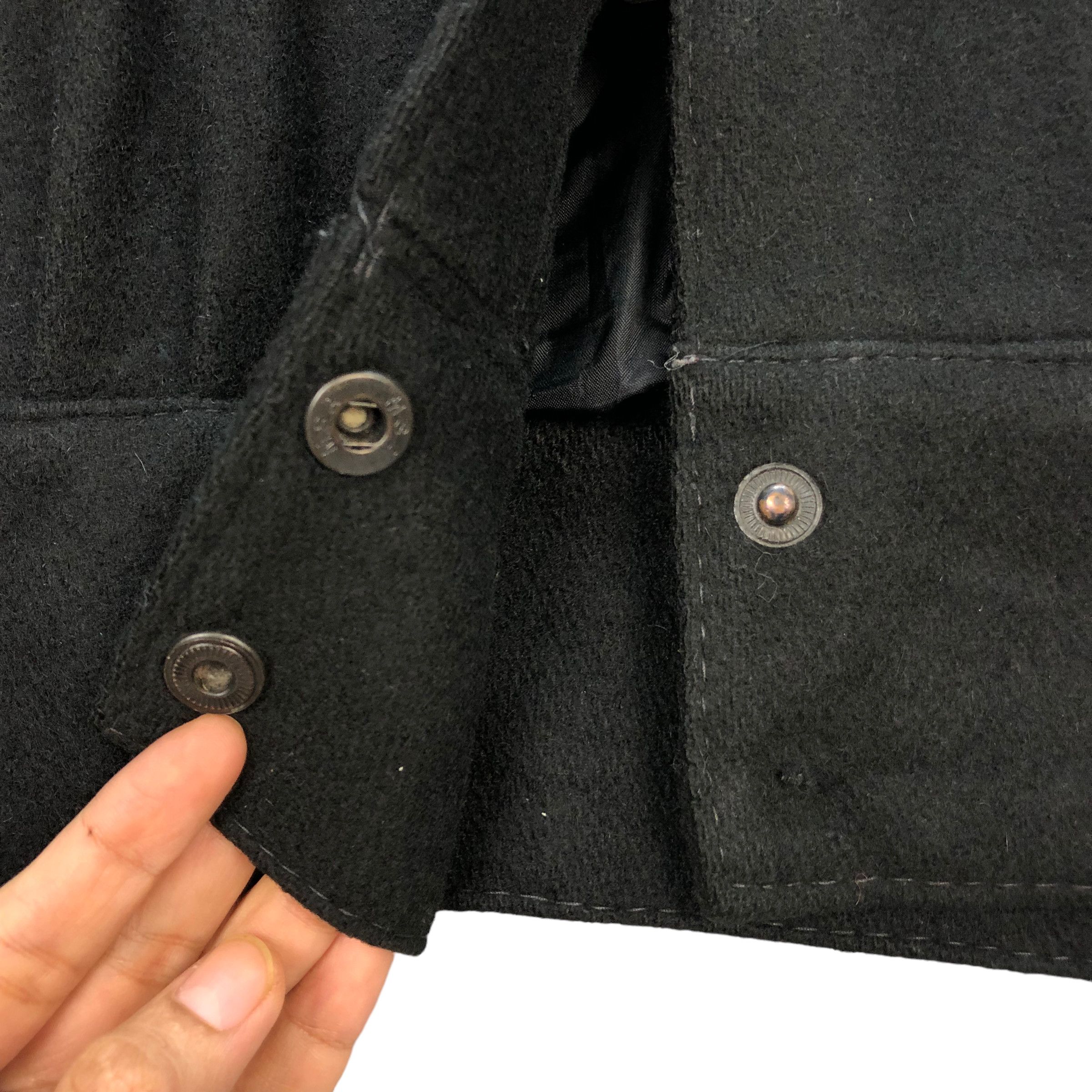 Genuine Leather TRENDZ WOOL LEATHER HYBRID JACKET #7304-127 Size US L / EU 52-54 / 3 - 14 Thumbnail