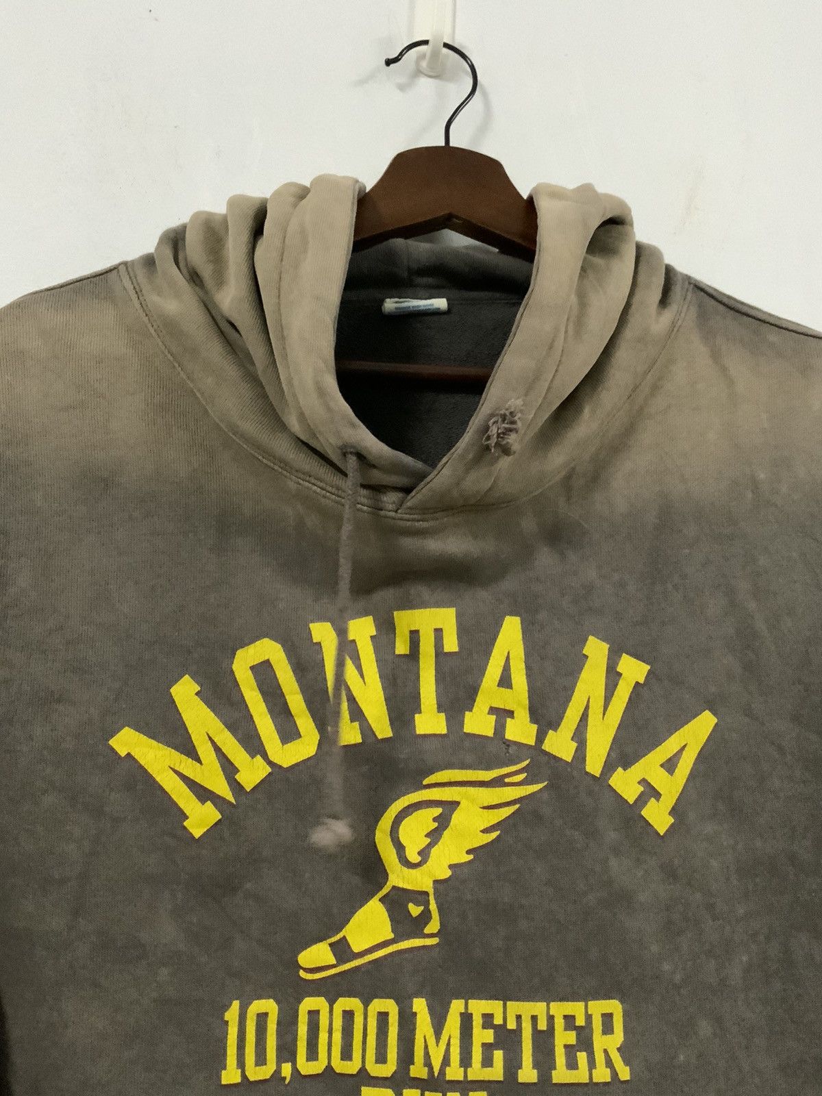 Champion Vintage Champion Montana 10000 Meter Run Fade Hoodie Size US L / EU 52-54 / 3 - 10 Thumbnail