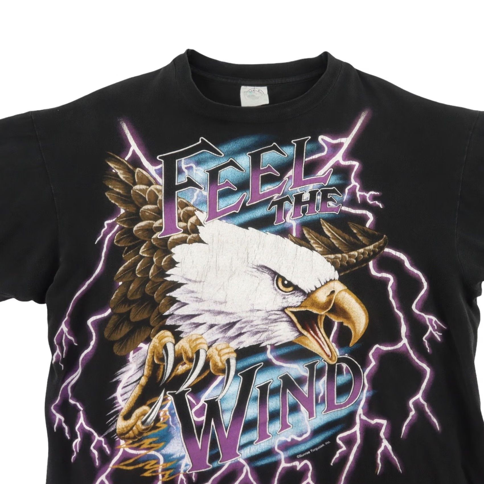 Vintage VINTAGE Kanye Mens Adult Shirt XL Black 90s Thunder Wind Feel American VTG THUNDER Shirt Mens XL Black 90s Size US XL / EU 56 / 4 - 5 Thumbnail