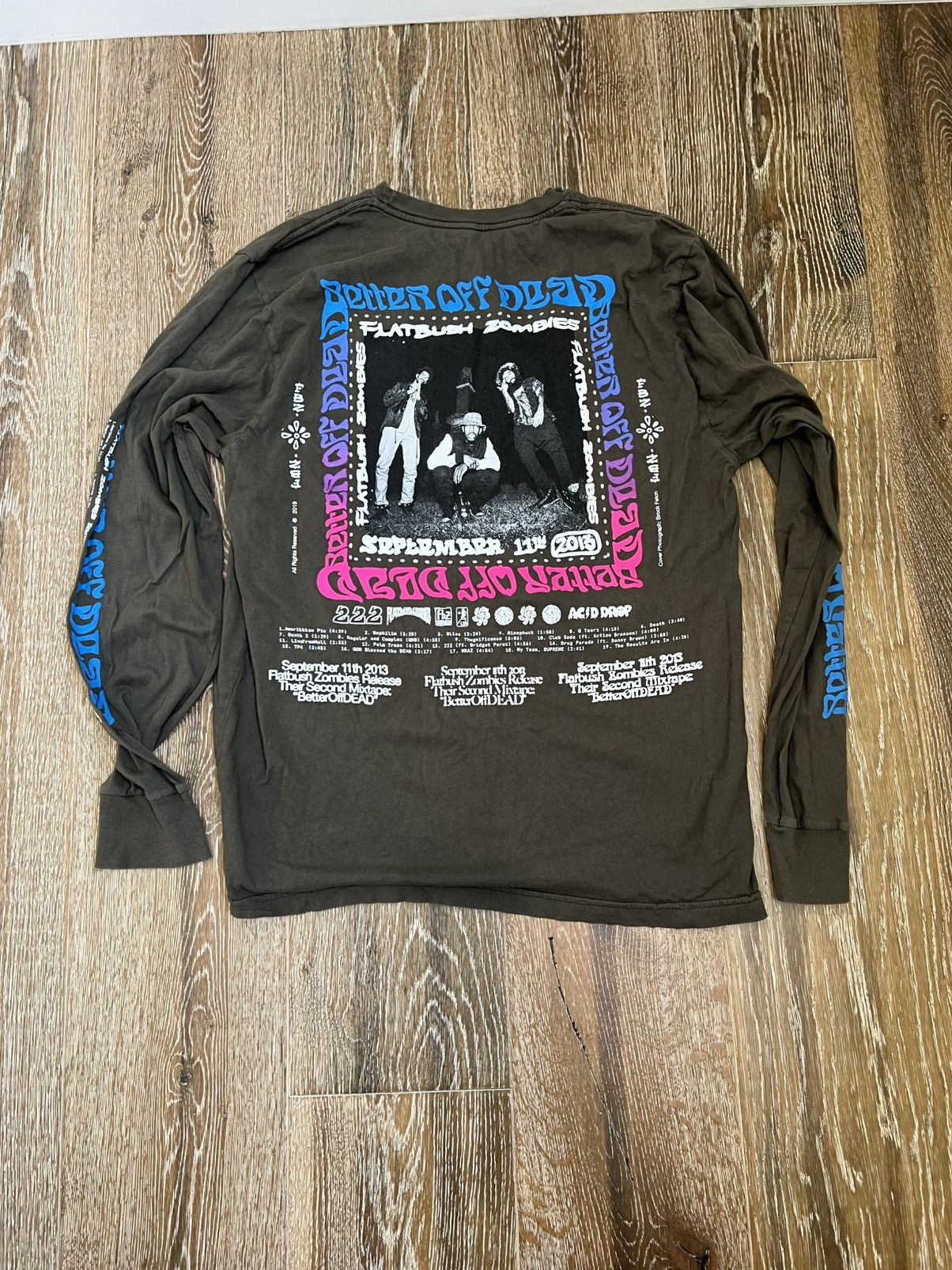 Flatbush Zombies Flatbush Zombies Better Off Dead Anniversary | Grailed, image size:1204x1606