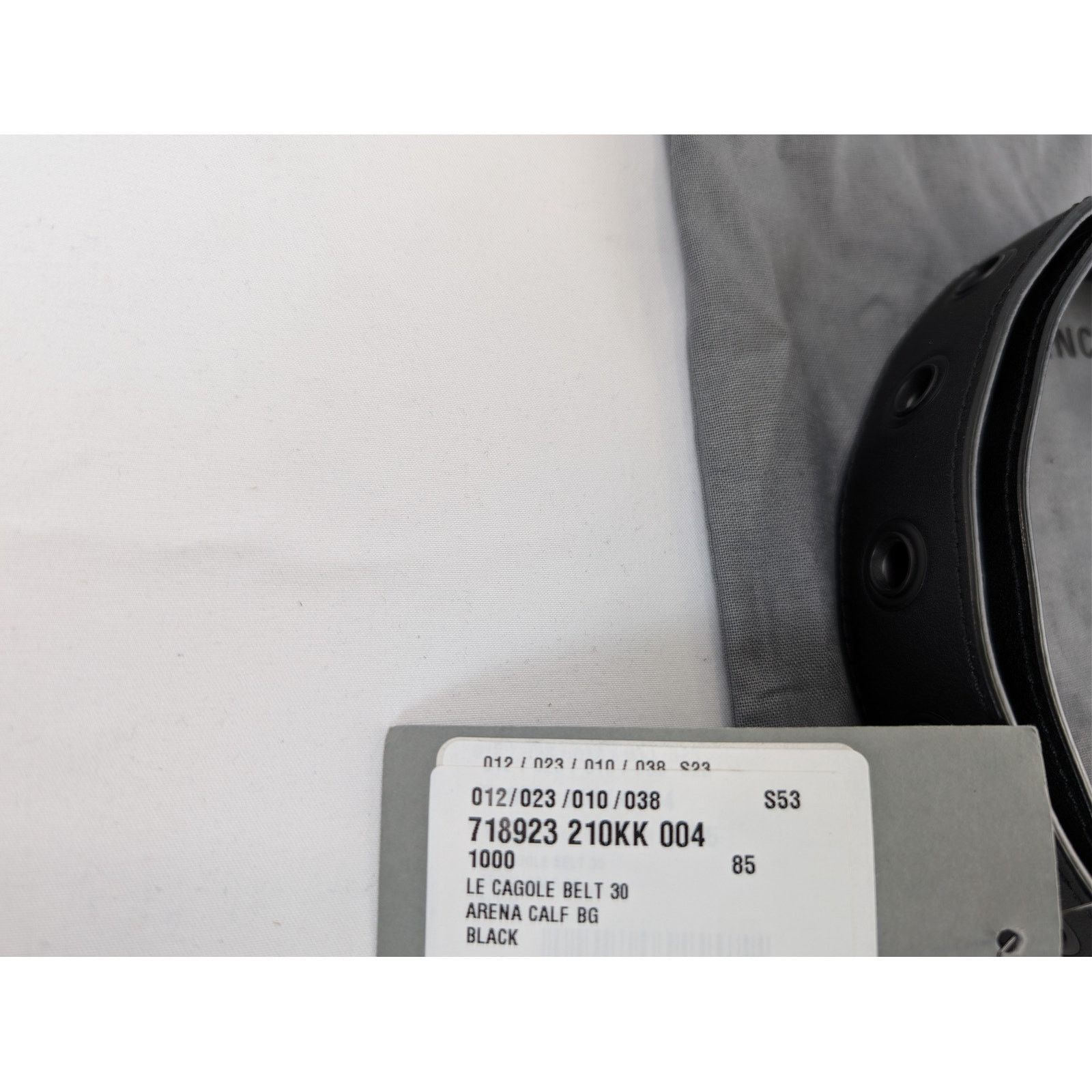 Balenciaga o1rshd1 Size: 85 / Le Cagole Belt 30 in Black Size 34 - 15 Thumbnail