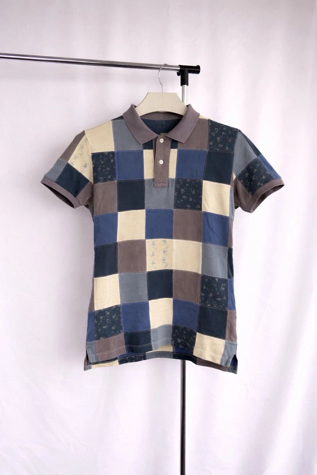 Polo Ralph Lauren Polo Ralph Lauren Patchwork Polo Shirt Multicolor Size:M Size M / US 6-8 / IT 42-44 - 1 Thumbnail