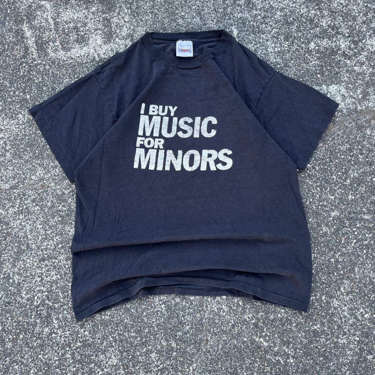 Tultex GRAIL 90s I Buy Music For Minors Anti-Censorship shirt Size US L / EU 52-54 / 3 - 1 Thumbnail