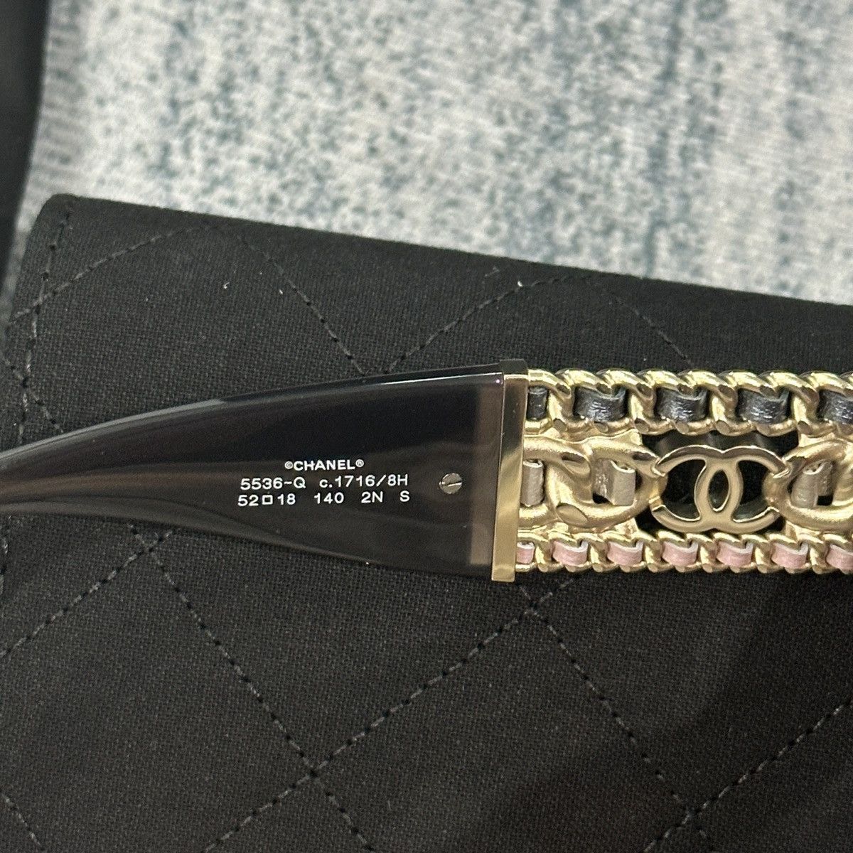 Chanel CHANEL 0CH5536Q 17168H SUNGLASSES Size ONE SIZE - 7 Thumbnail