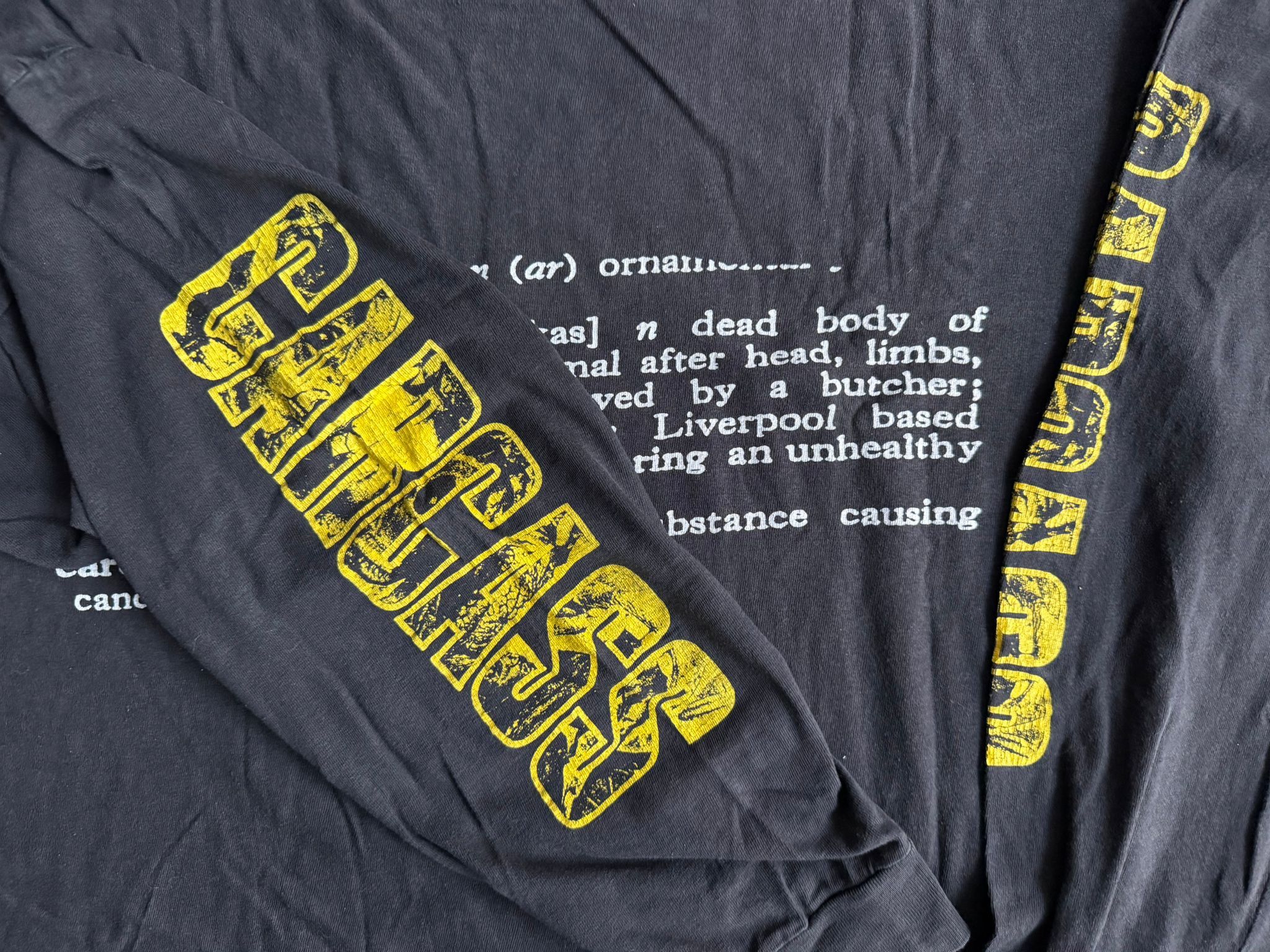 Vintage Vintage Carcass Longsleeve – Definition Backprint Size US XL / EU 56 / 4 - 4 Thumbnail