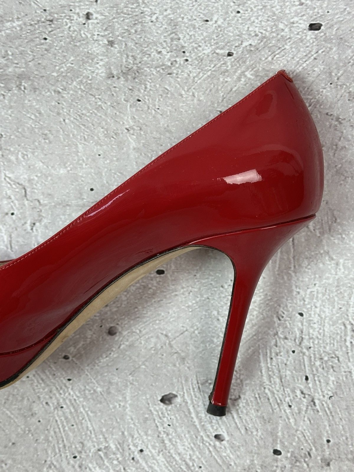 Jimmy Choo Jimmy Choo Made in Italy Patent Leather Red Heels With Box Size US 6 / IT 36 - 18 Thumbnail