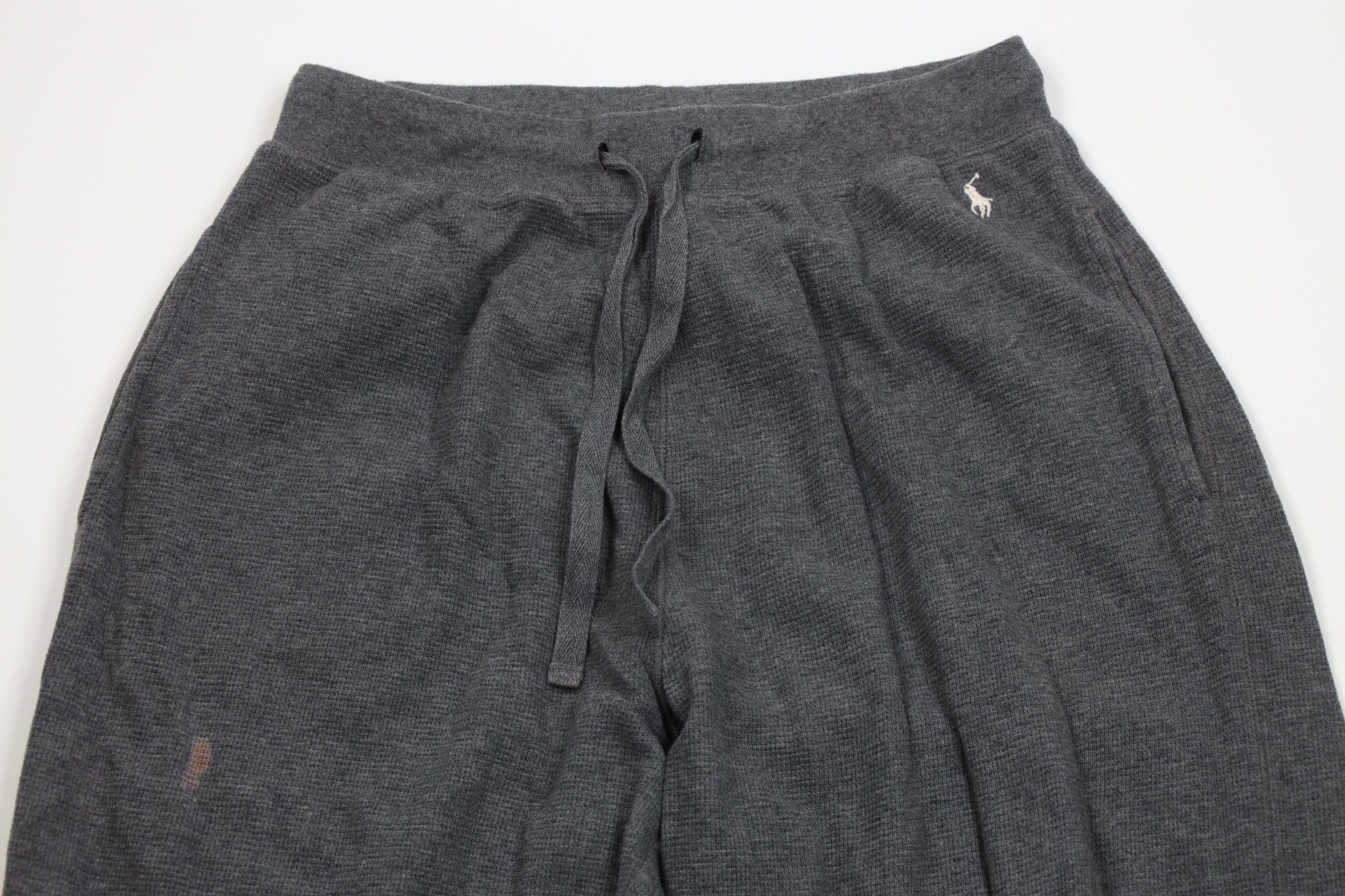Ralph Lauren Vintage Y2K Ralph Lauren Thermal Knit Wide Leg Sleep Pants Size US 34 / EU 50 - 2 Thumbnail