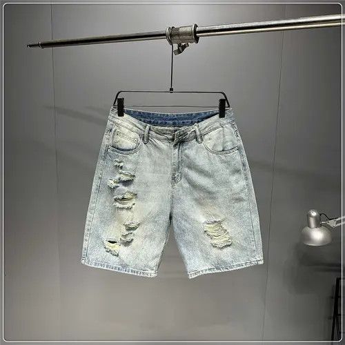 Japanese Brand Yukiko x ouchi Vintage Ripped Denim Jorts Size US 28 / EU 44 - 6 Thumbnail