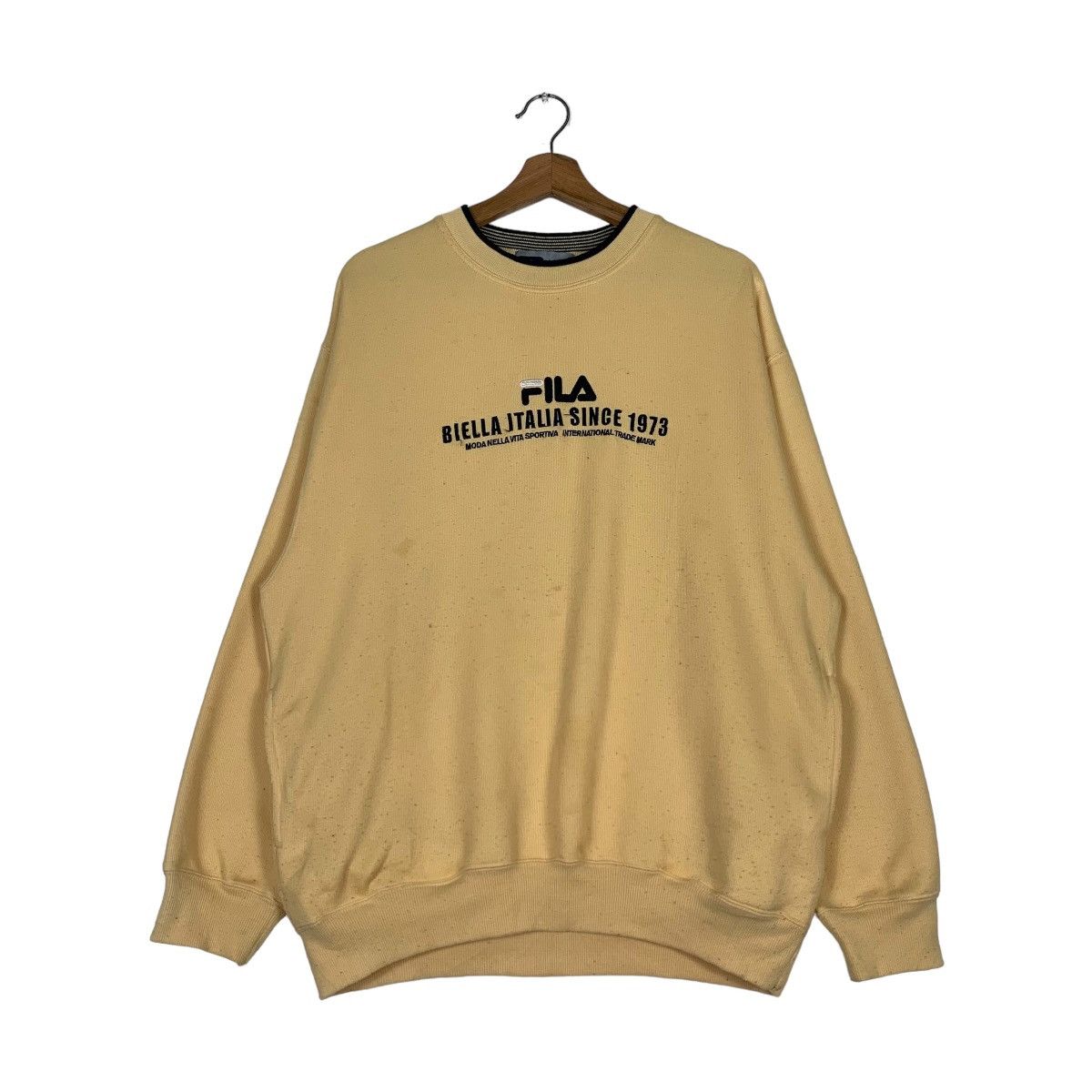 FILA Big Logo Crewneck Sweatshirts #0813-C37