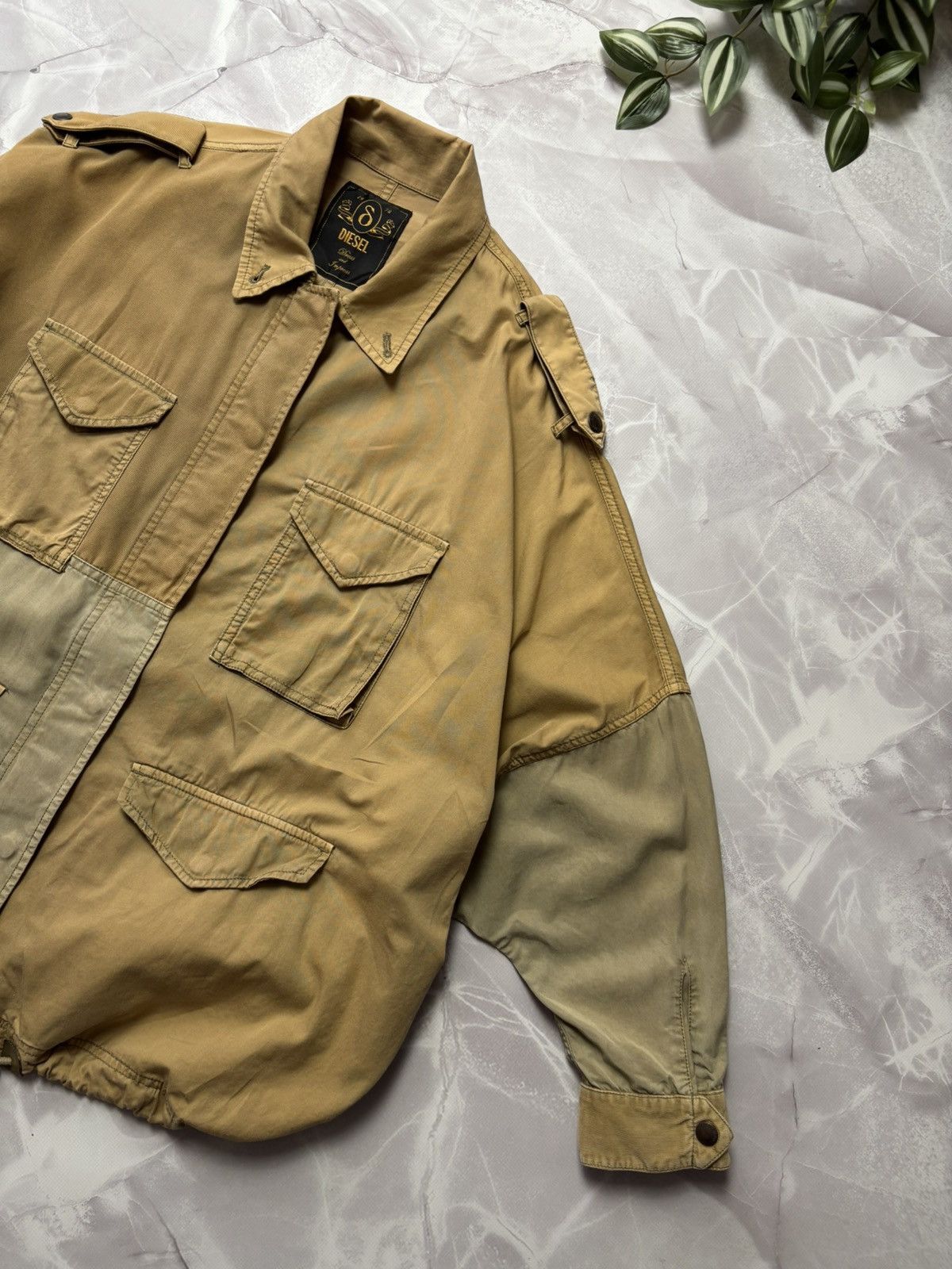 Diesel Diesel G-IVA-A Oversized Cape Fit Parka Batwing XXS(OS) Size ONE SIZE - 5 Thumbnail