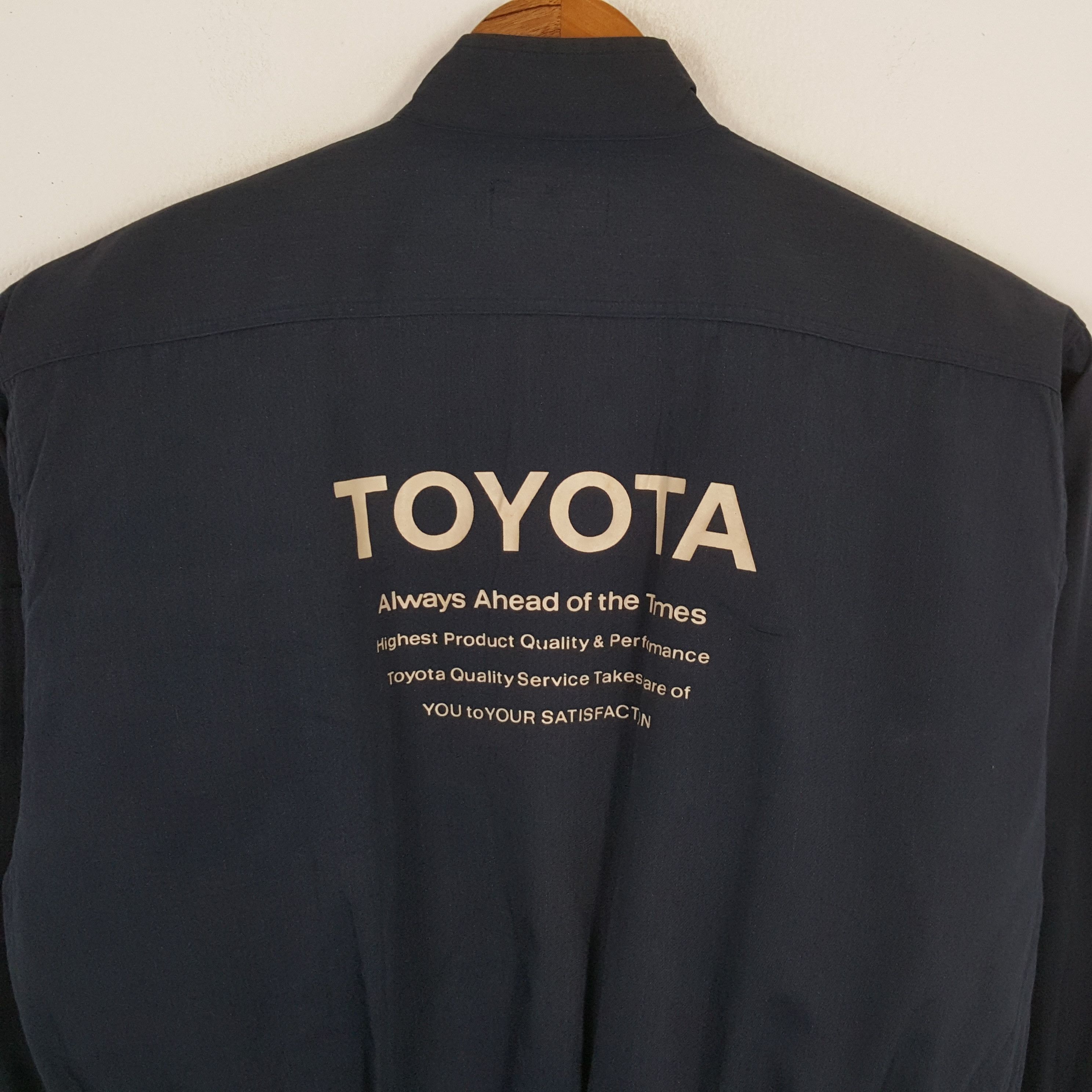 Japanese Brand × Vintage Vintage TOYOTA RACING Japanese Racing Team Jacket Size US XL / EU 56 / 4 - 2 Thumbnail