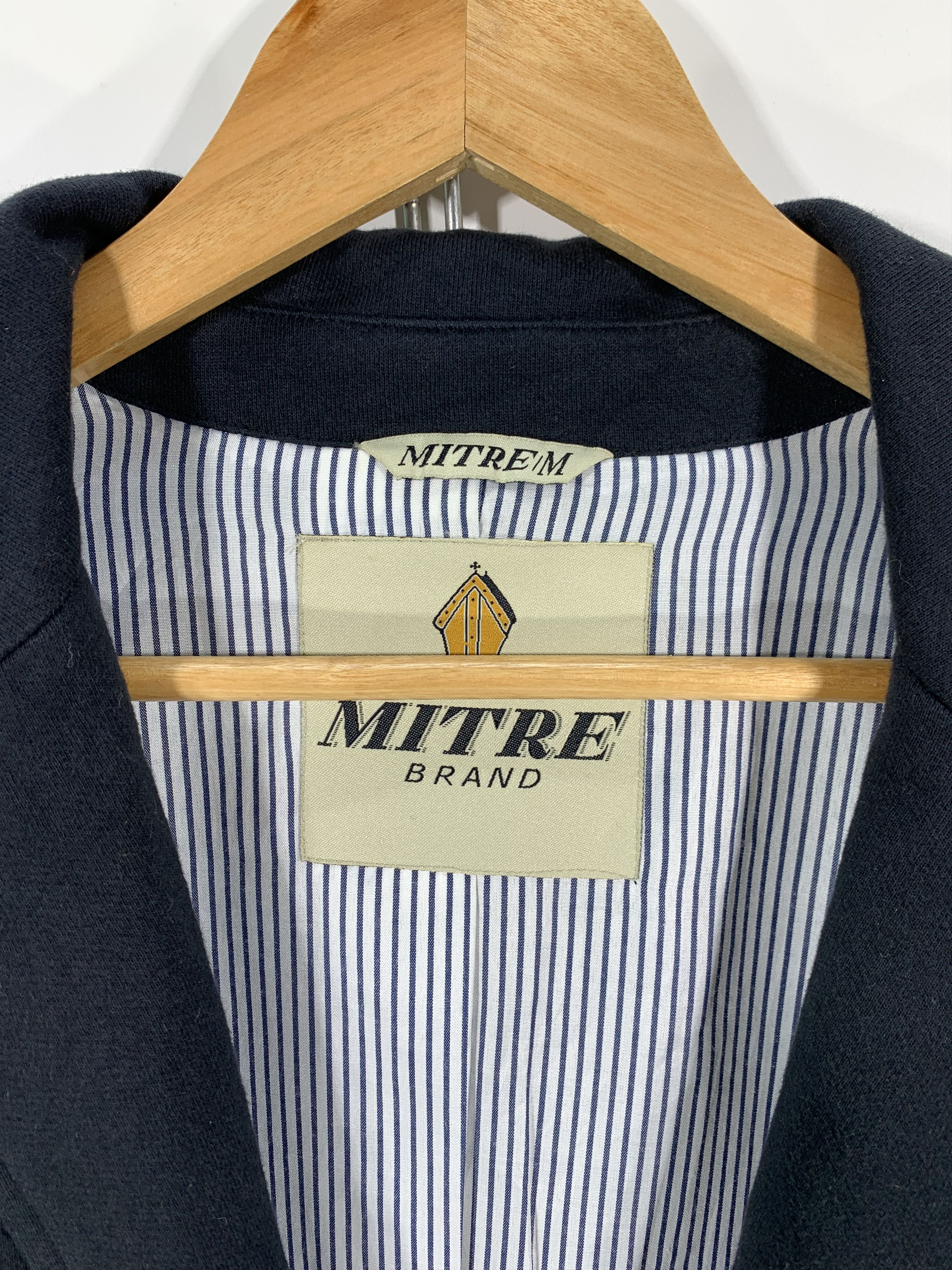 Japanese Brand Mitre brand Sweat Blazer Stylo Size US S / EU 44-46 / 1 - 4 Thumbnail