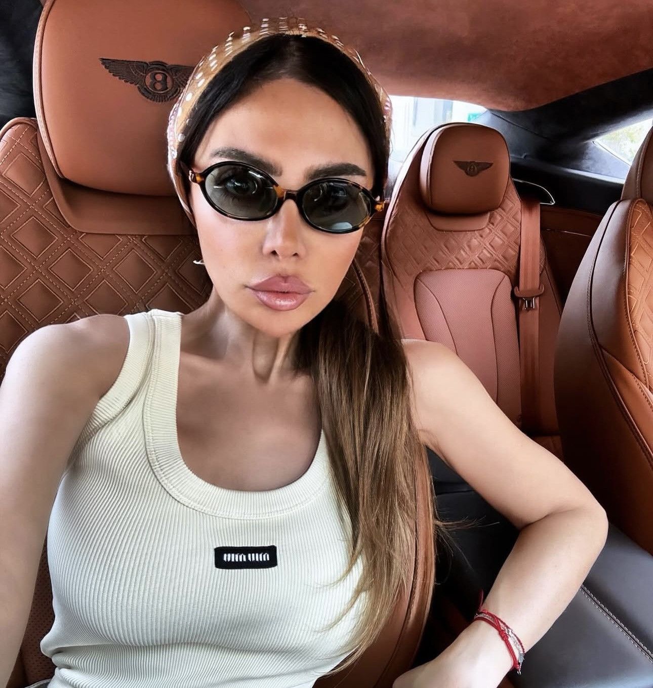 Miu Miu × Vintage NEW Miu Miu sunglasses MU 04ZS 21C40O Size ONE SIZE - 9 Thumbnail