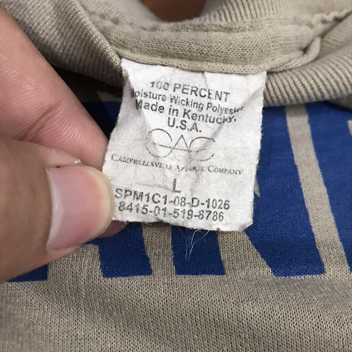 Other Vintage us army military nato tshirt tee cac kentucky offici Size US L / EU 52-54 / 3 - 2 Thumbnail