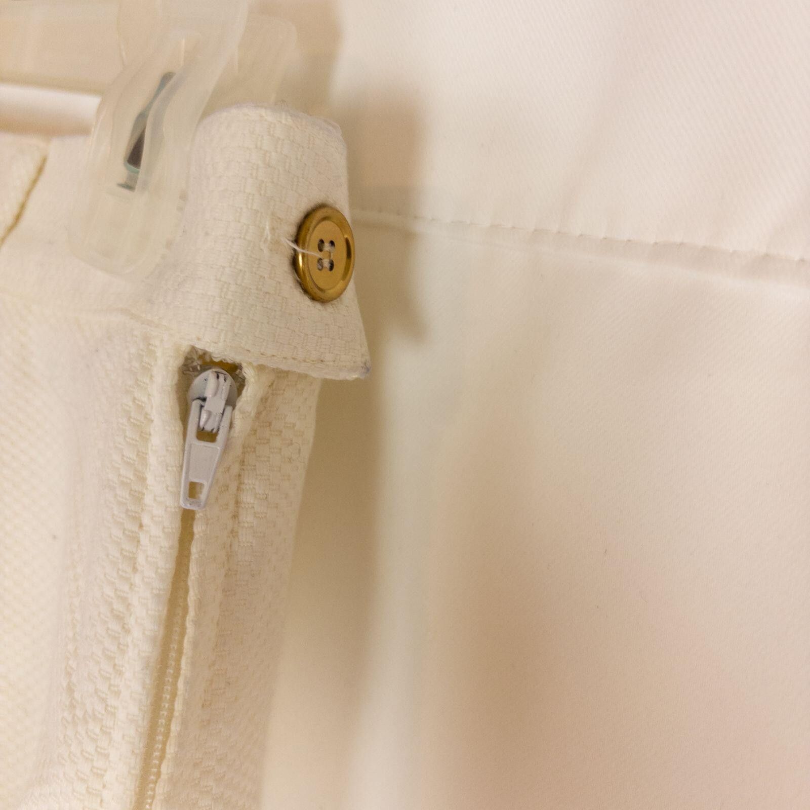 The Unbranded Brand Breeches Vintage Ivory Solid Skirt Womens XSmall Size 26" / US 2 / IT 38 - 5 Thumbnail