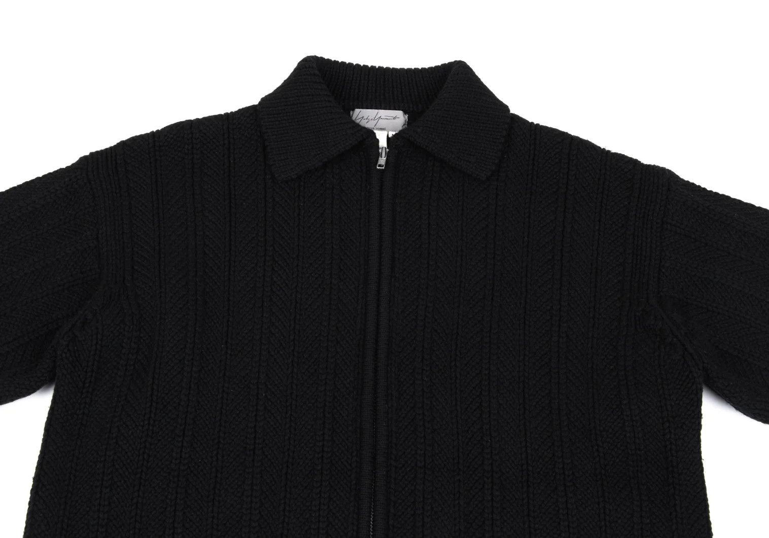 Yohji Yamamoto Yohji Yamamoto Wool Blend Zip-Up Jacket Size US M / EU 48-50 / 2 - 2 Thumbnail