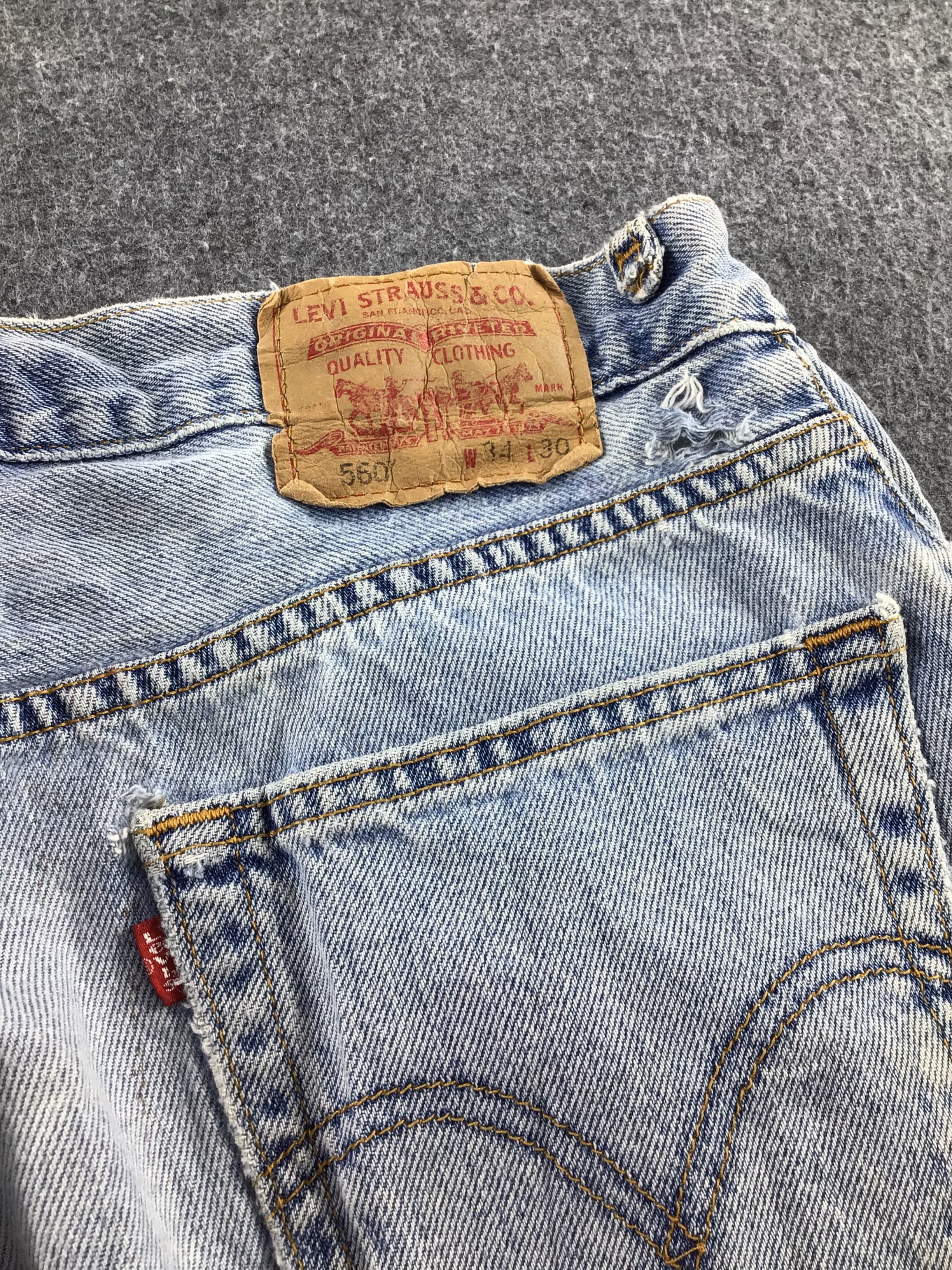 Levi's × Vintage Vintage Levis 560 Jeans-JM203 Size US 33 - 6 Thumbnail