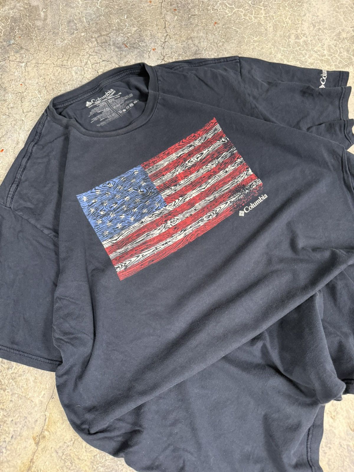 Columbia × Vintage Vintage American Flag Columbia Tee Size US XXL / EU 58 / 5 - 2 Thumbnail