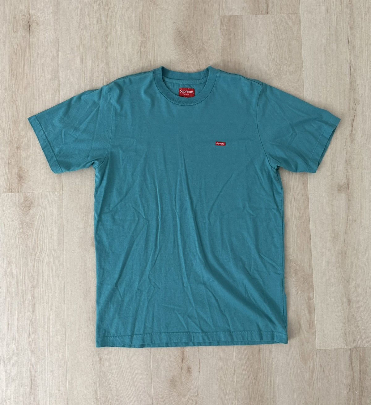 Supreme Supreme SS17 Small Box Tee Dusty Teal Size US M / EU 48-50 / 2 - 1 Thumbnail