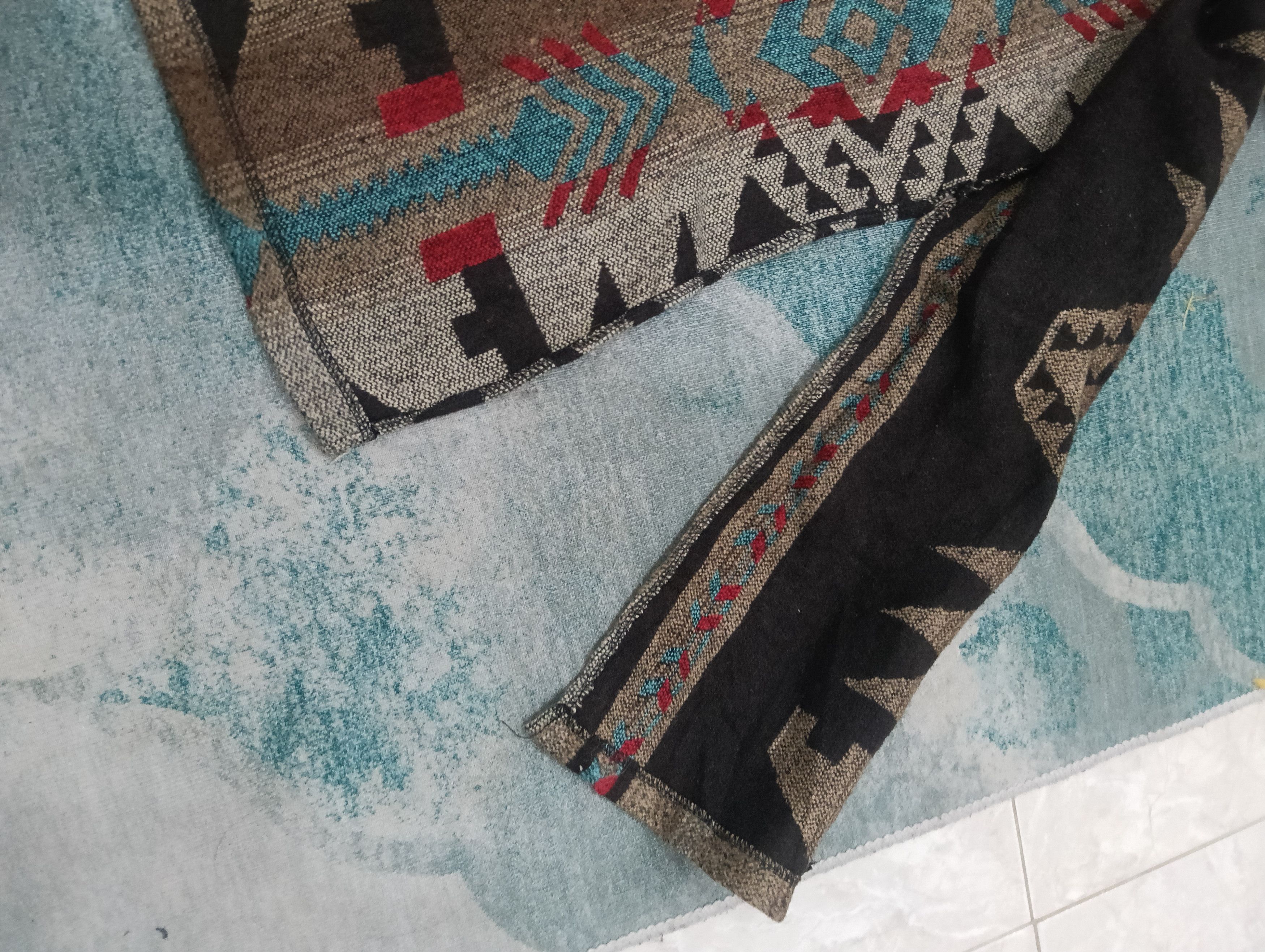 Japanese Brand × Vintage Yunduo Kimono Like Cardigan 2 Pocket With Colourful Colour Size US L / EU 52-54 / 3 - 6 Thumbnail