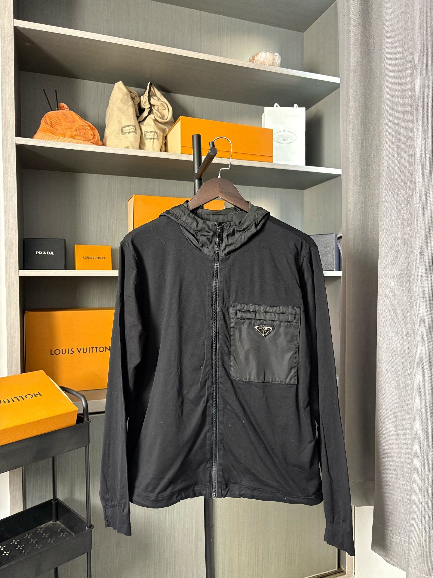 Prada Prada Black Light Jacket M Men Size US M / EU 48-50 / 2 - 1 Thumbnail