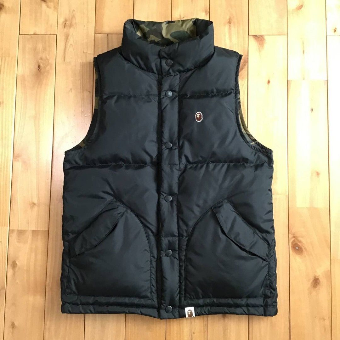 Bape 🔥Reversible🔥 Puffer Down Vest BAPE CAMO a bathing ape Size US S / EU 44-46 / 1 - 4 Thumbnail
