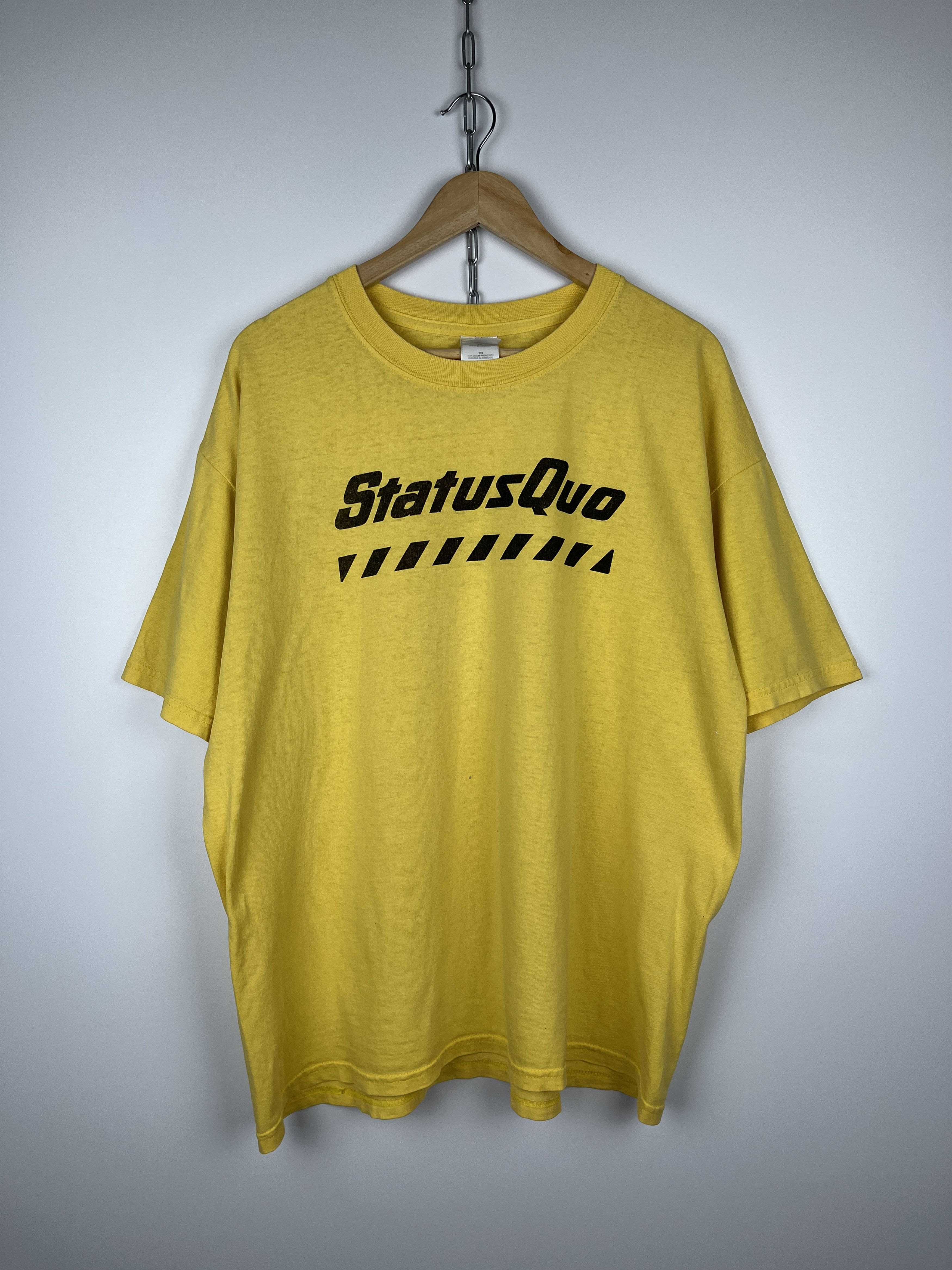 Band Tees × Gildan × Vintage 00's Status Quo Rock Band "Blues and Rhythm" T-shirt Y2K Size US XL / EU 56 / 4 - 2 Thumbnail