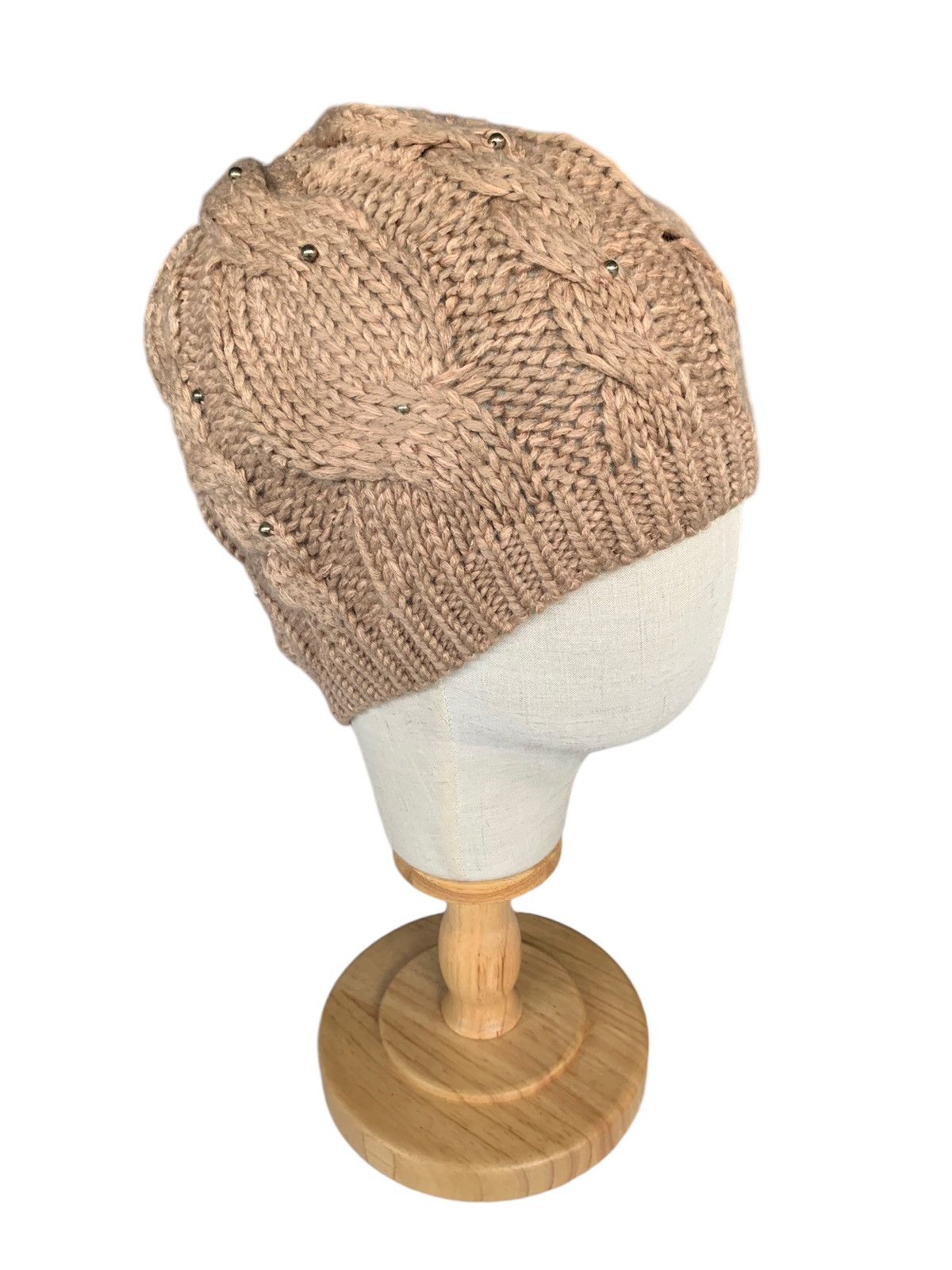 Japanese Brand Rare Crochet Knitted Beanie Hats punk style Size ONE SIZE - 1 Thumbnail