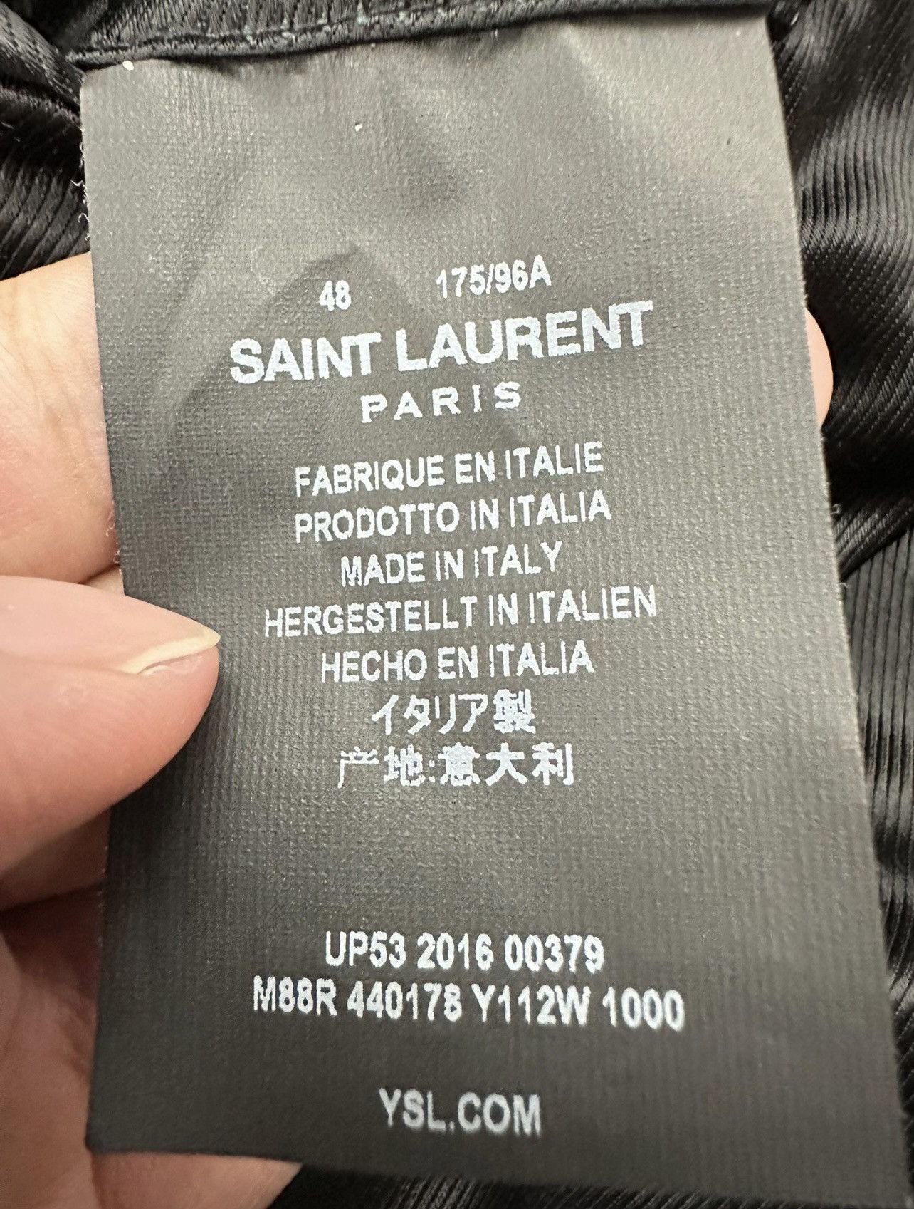 Saint Laurent Paris *RARE* Saint Laurent Paris AW16 Coat by Hedi Slimane Sz. 48 Size US M / EU 48-50 / 2 - 6 Thumbnail