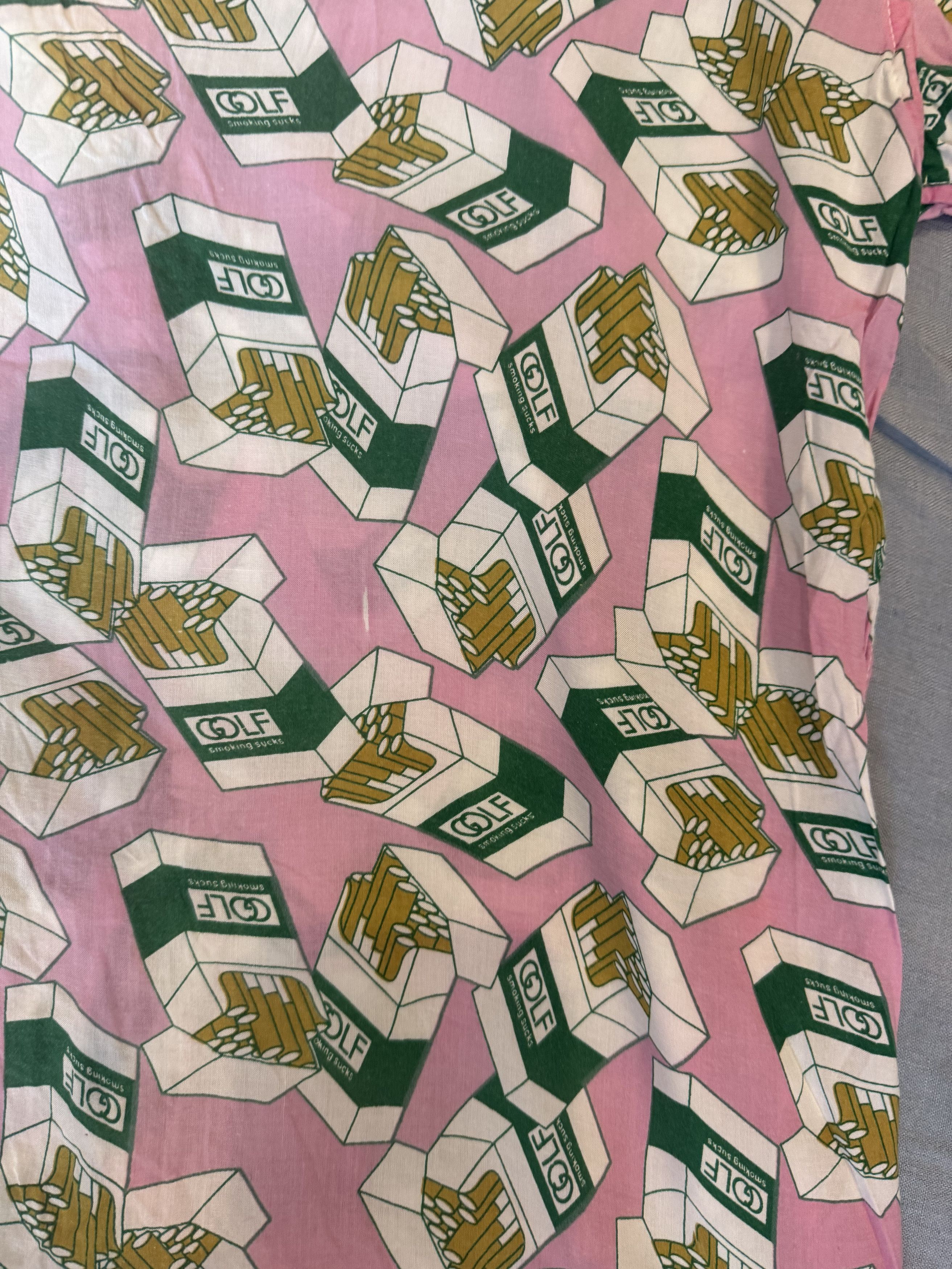 Golf Wang Smoking sucks/Cigarettes button up Size US M / EU 48-50 / 2 - 5 Thumbnail