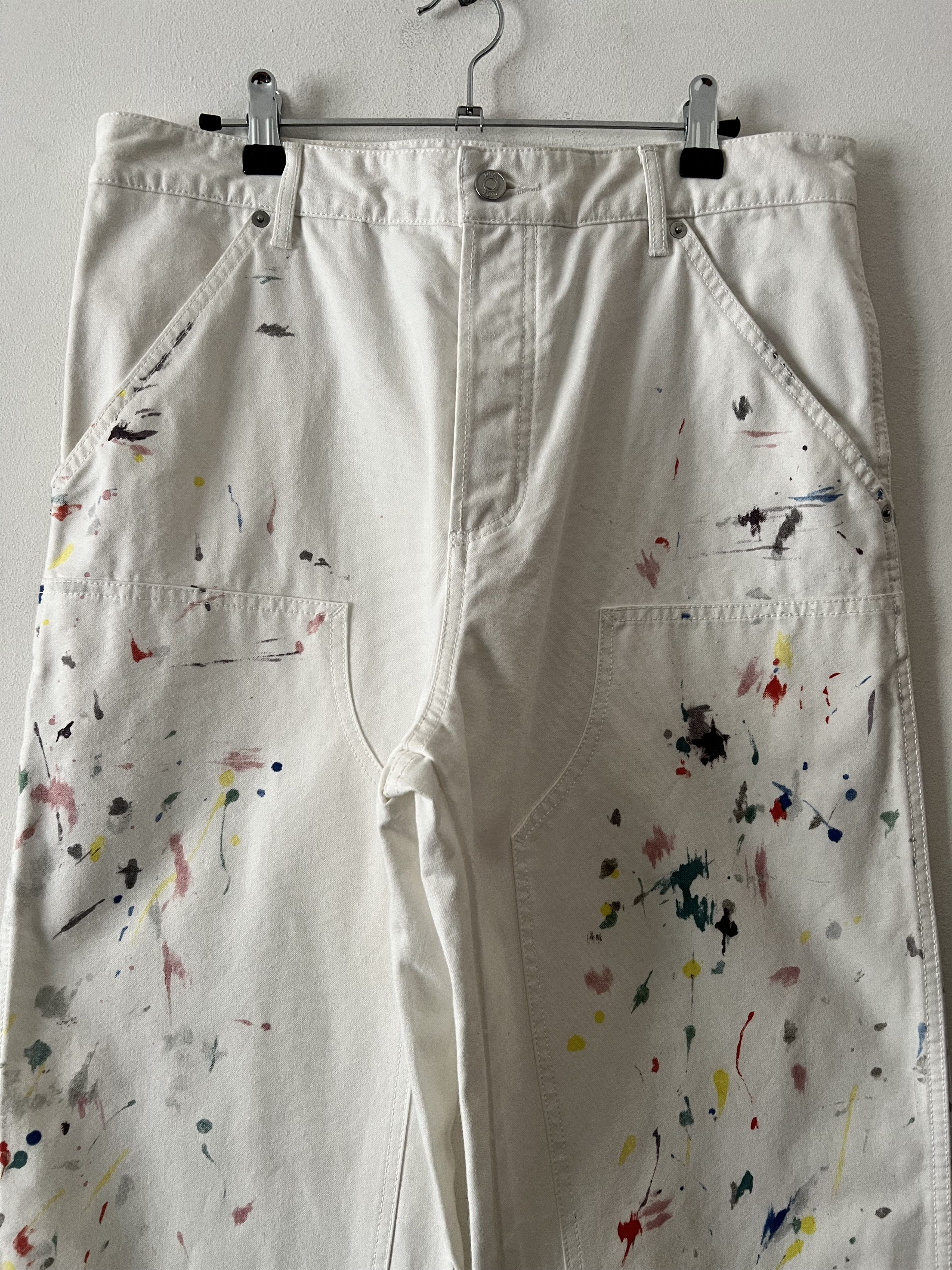 Dior Dior Paint Splatter Carpenter Jeans Size US 31 - 4 Thumbnail
