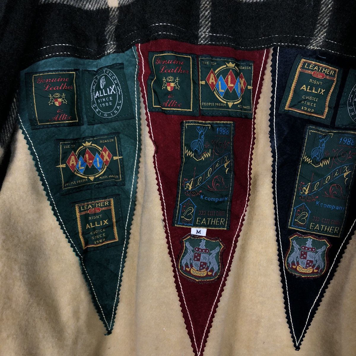 Japanese Brand × Vintage 📌Vintage Genuine Leather Bomber Jacket Allix Issey Miyake Size US M / EU 48-50 / 2 - 17 Thumbnail