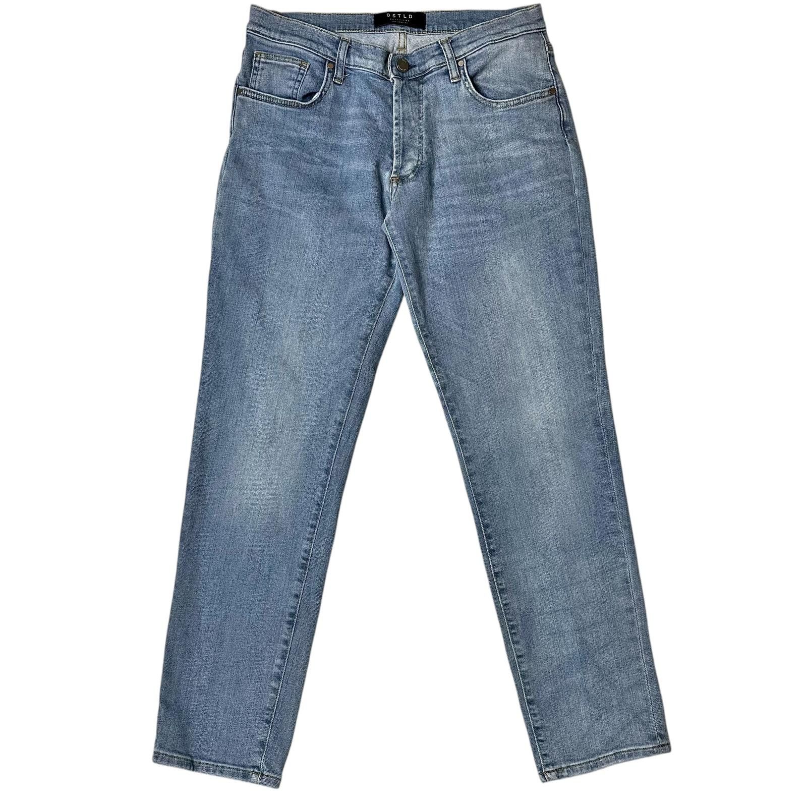 DSTLD × Designer DSTLD Boyfriend Jeans Women’s 28 Light Wash Blue Relaxed Fit Size 28" / US 6 / IT 42 - 1 Thumbnail